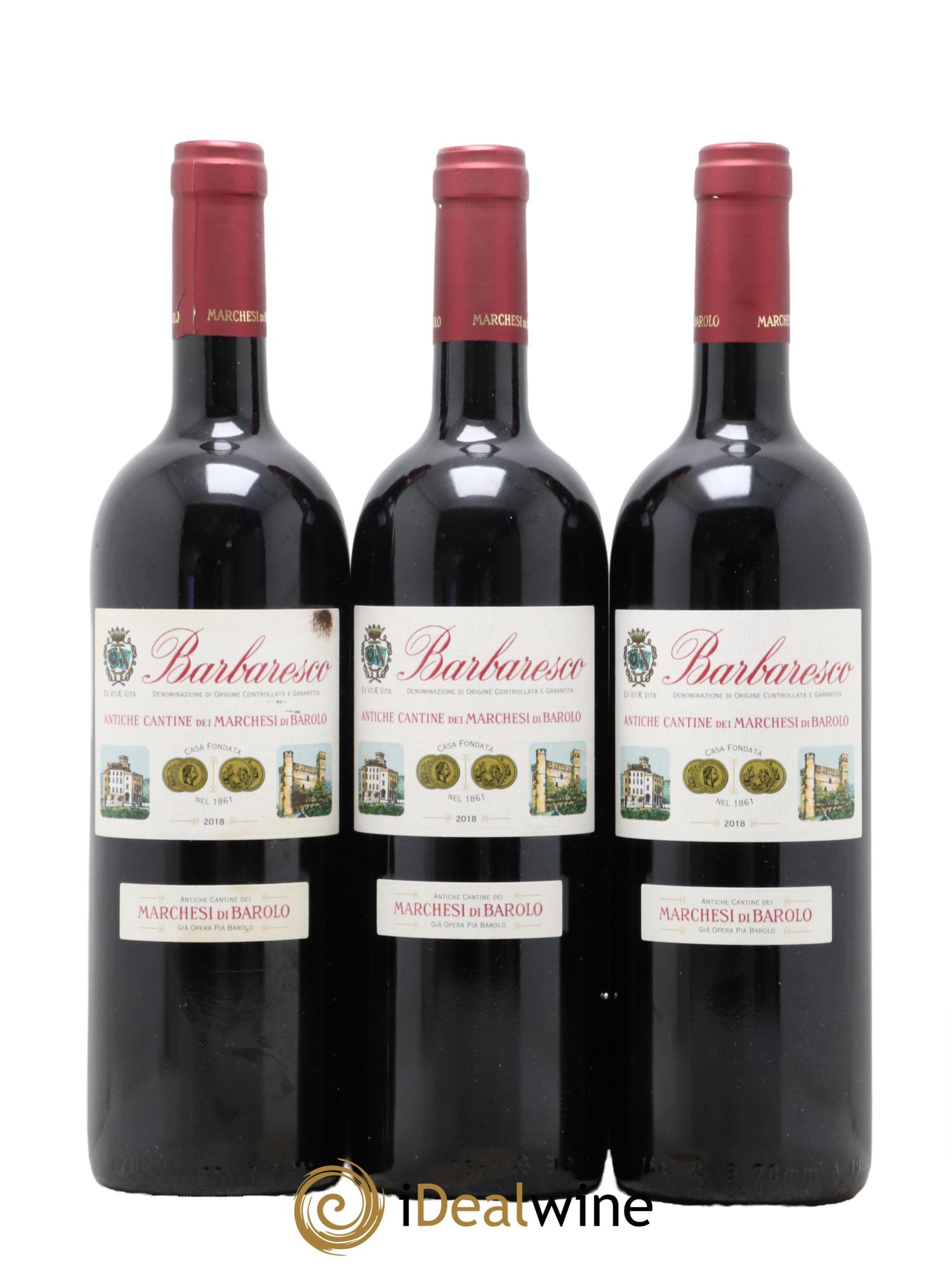 Barbaresco DOCG Marchesi di Barolo 2018 - Posten von 3 Flaschen - 0