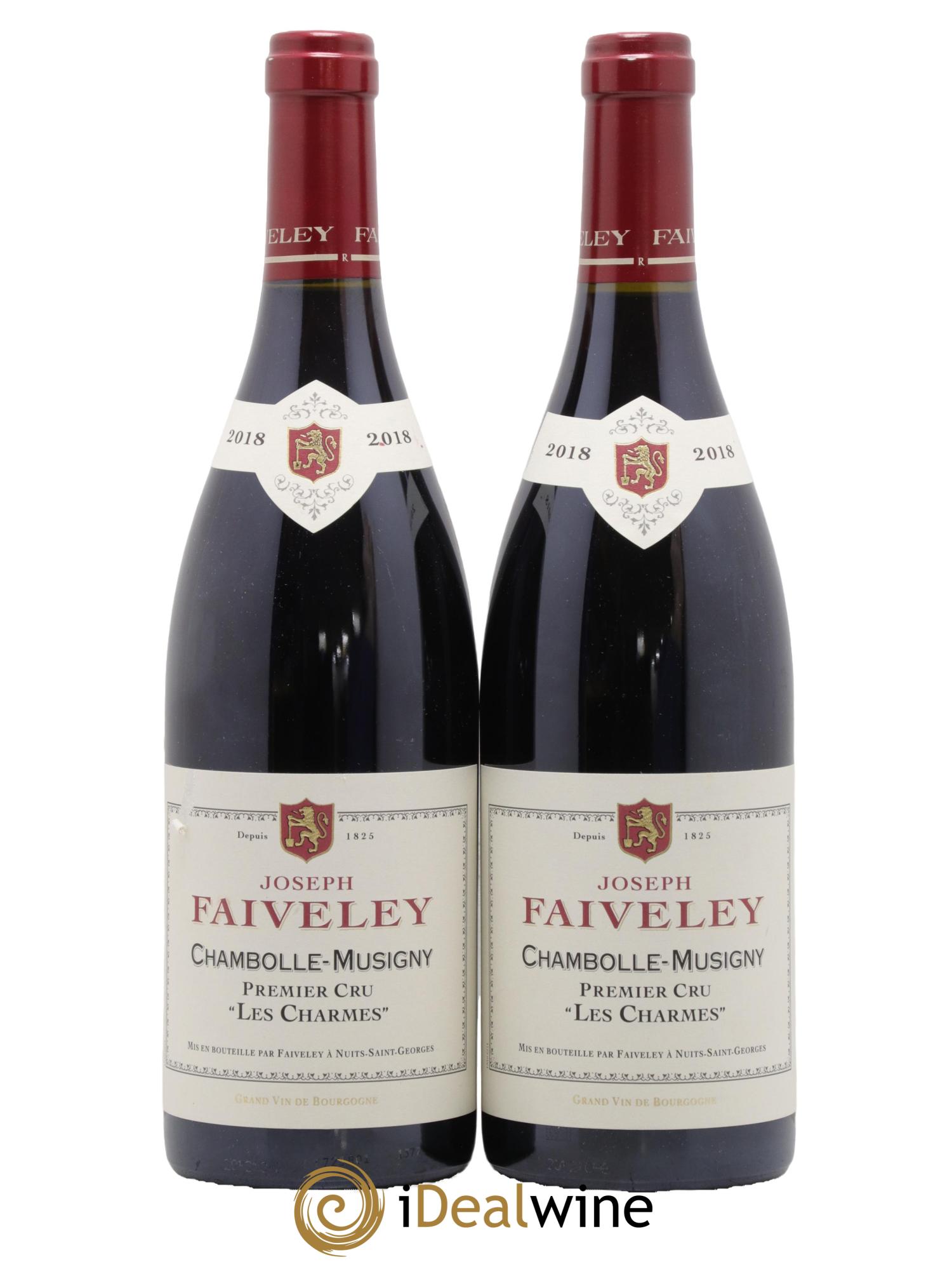 Chambolle-Musigny 1er Cru Les Charmes Joseph Faiveley 2018 - Lot de 2 bouteilles - 0