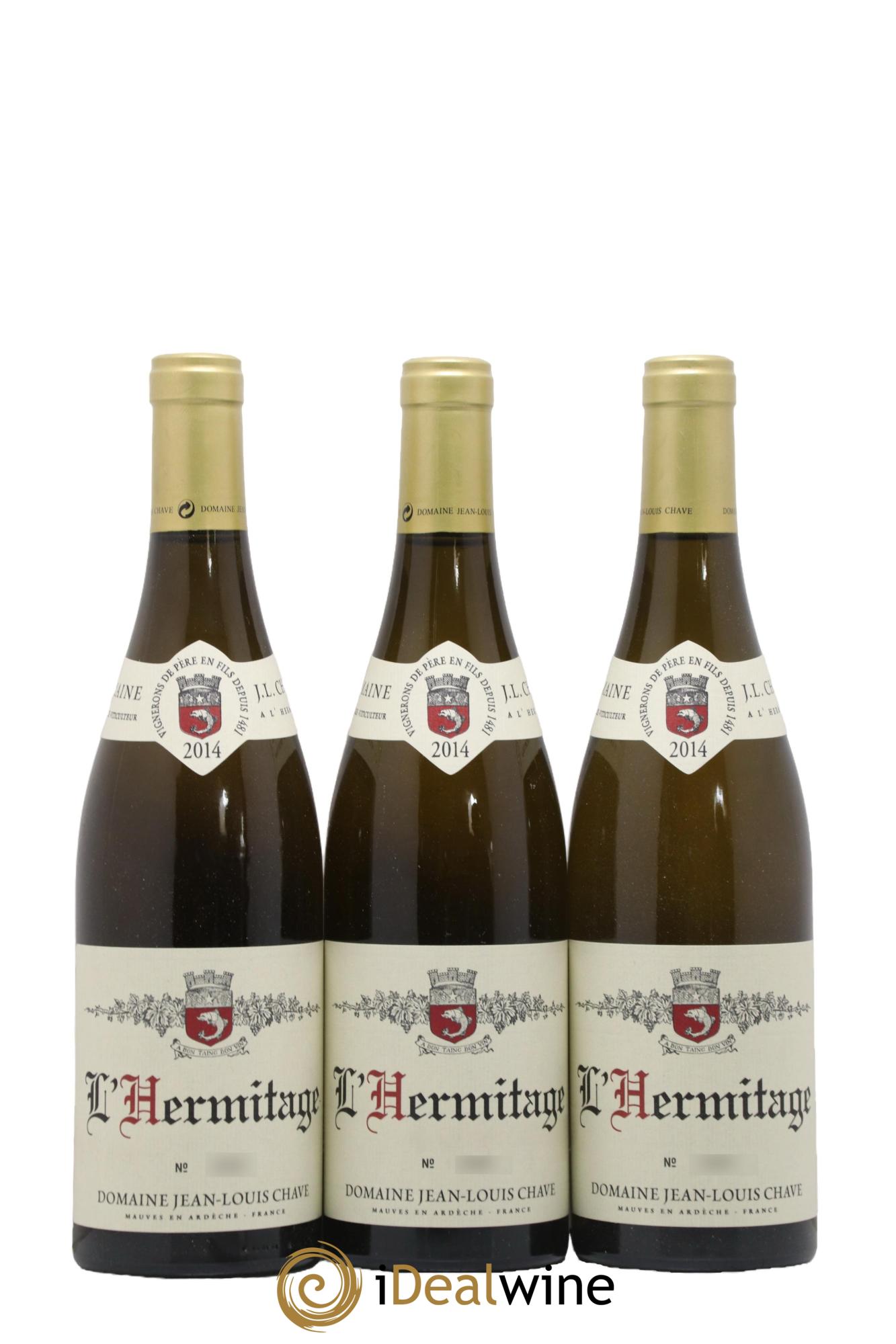 Hermitage Jean-Louis Chave 2014 - Posten von 3 Flaschen - 0