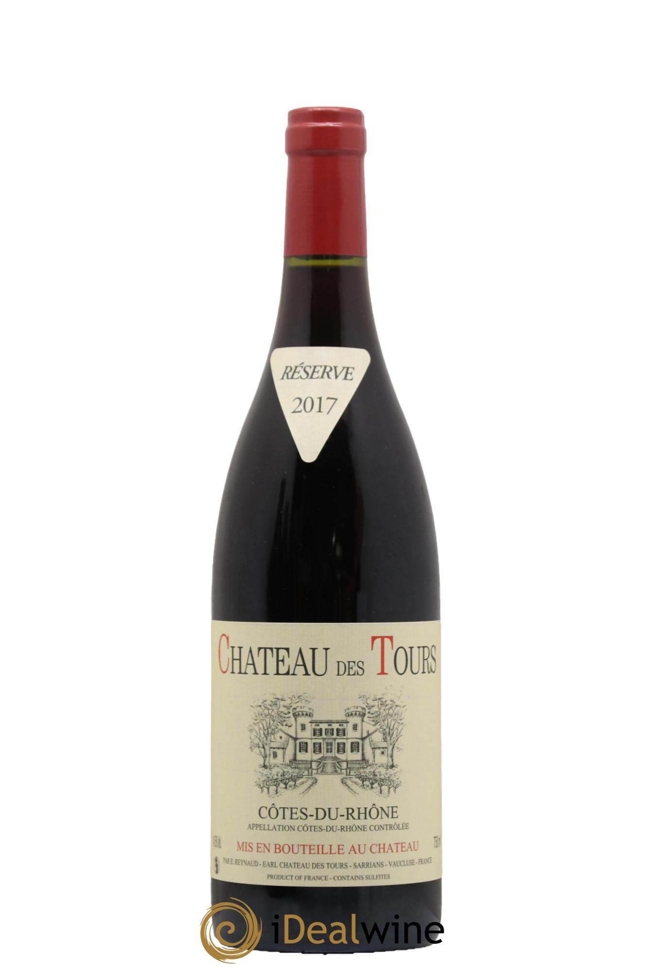 Côtes du Rhône Château des Tours Emmanuel Reynaud 2017 - Lot de 1 bouteille - 0