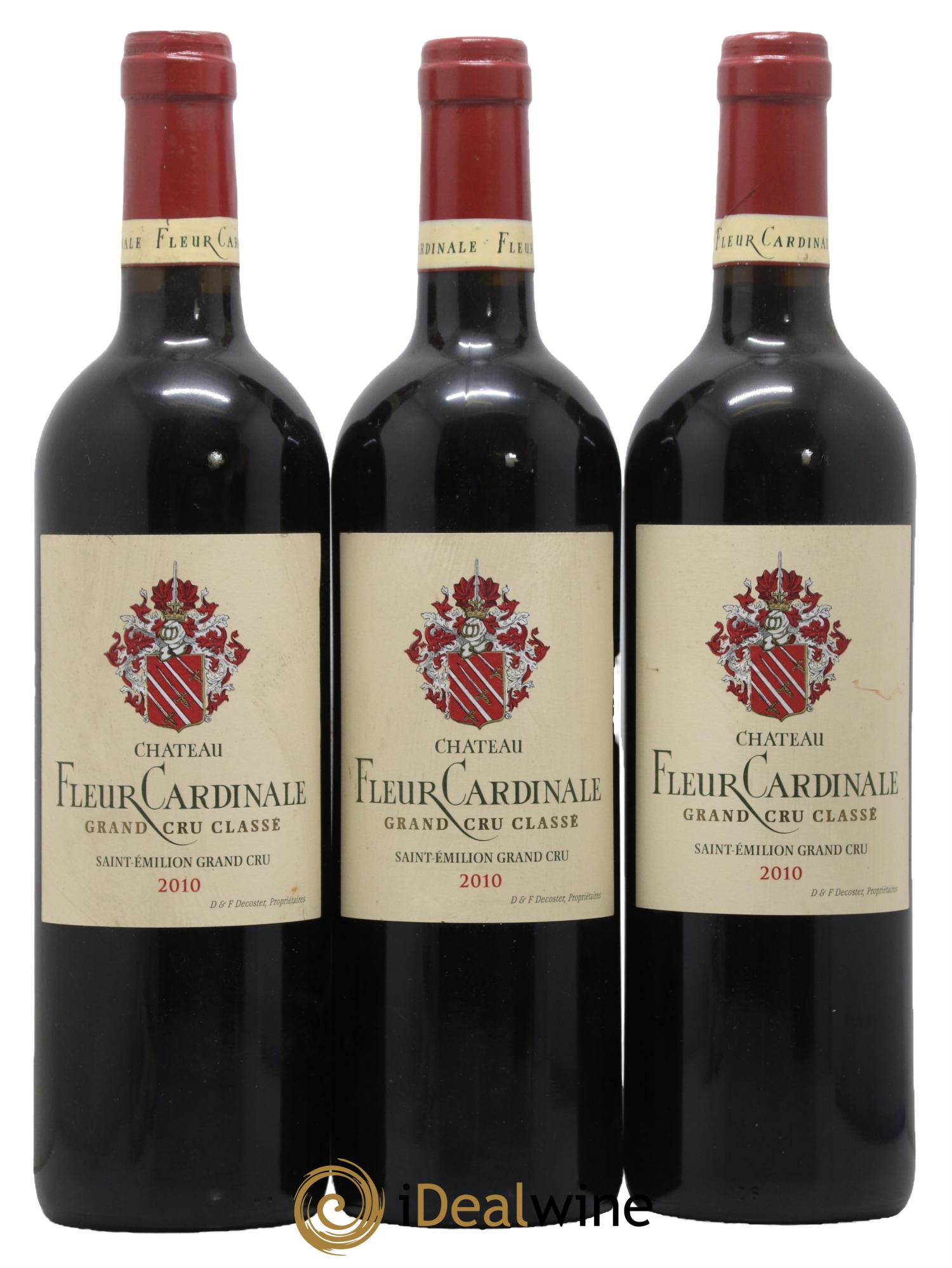 Château Fleur Cardinale Grand Cru Classé 2010 - Lot of 3 bottles - 0