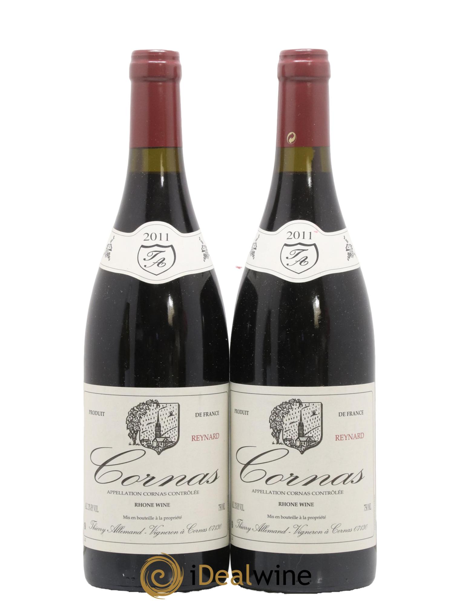 Cornas Reynard Thierry Allemand 2011 - Lotto di 2 bottiglie - 0