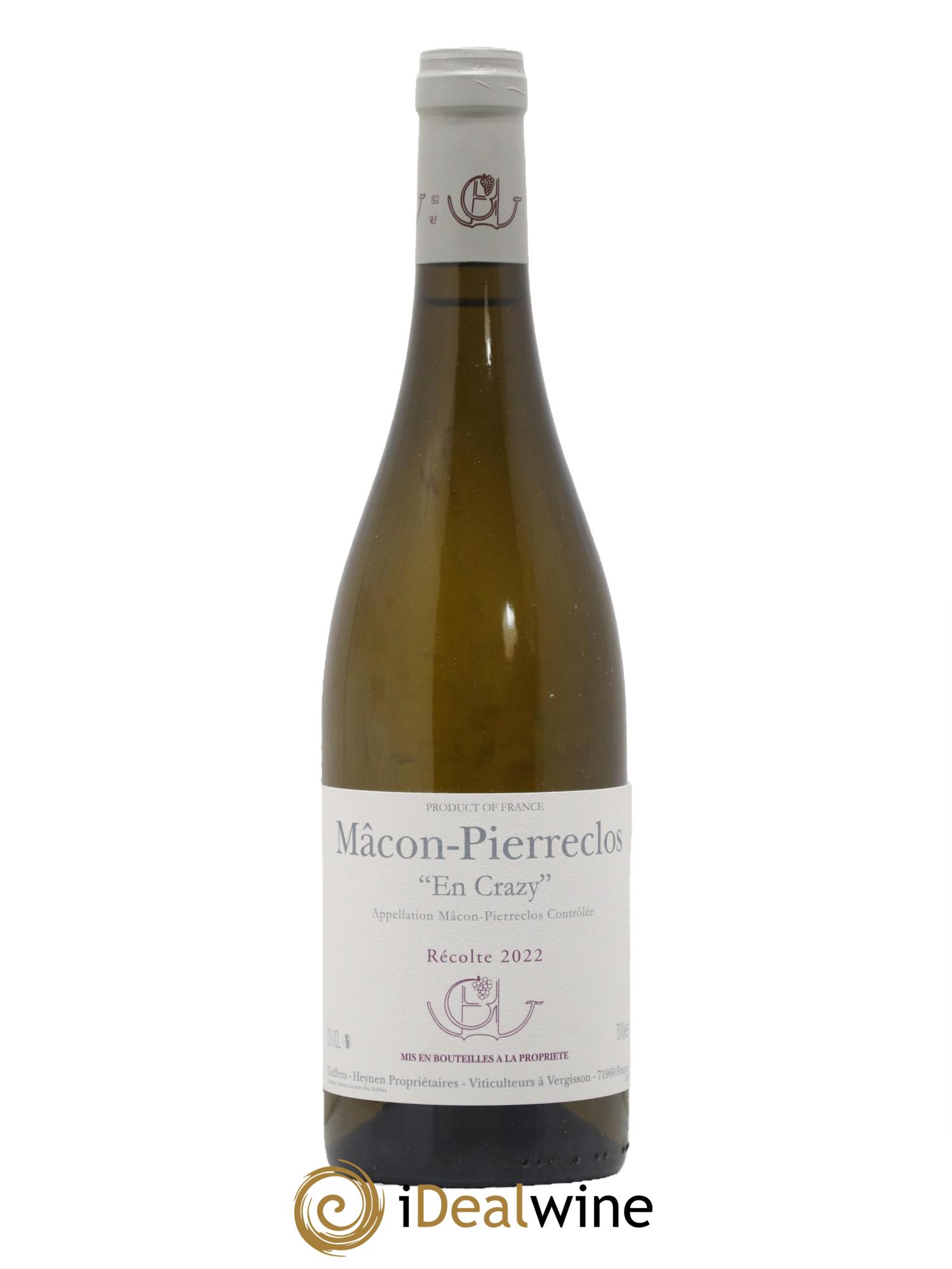 Mâcon Pierreclos En Crazy Guffens-Heynen 2022 - Lot of 1 bottle - 0