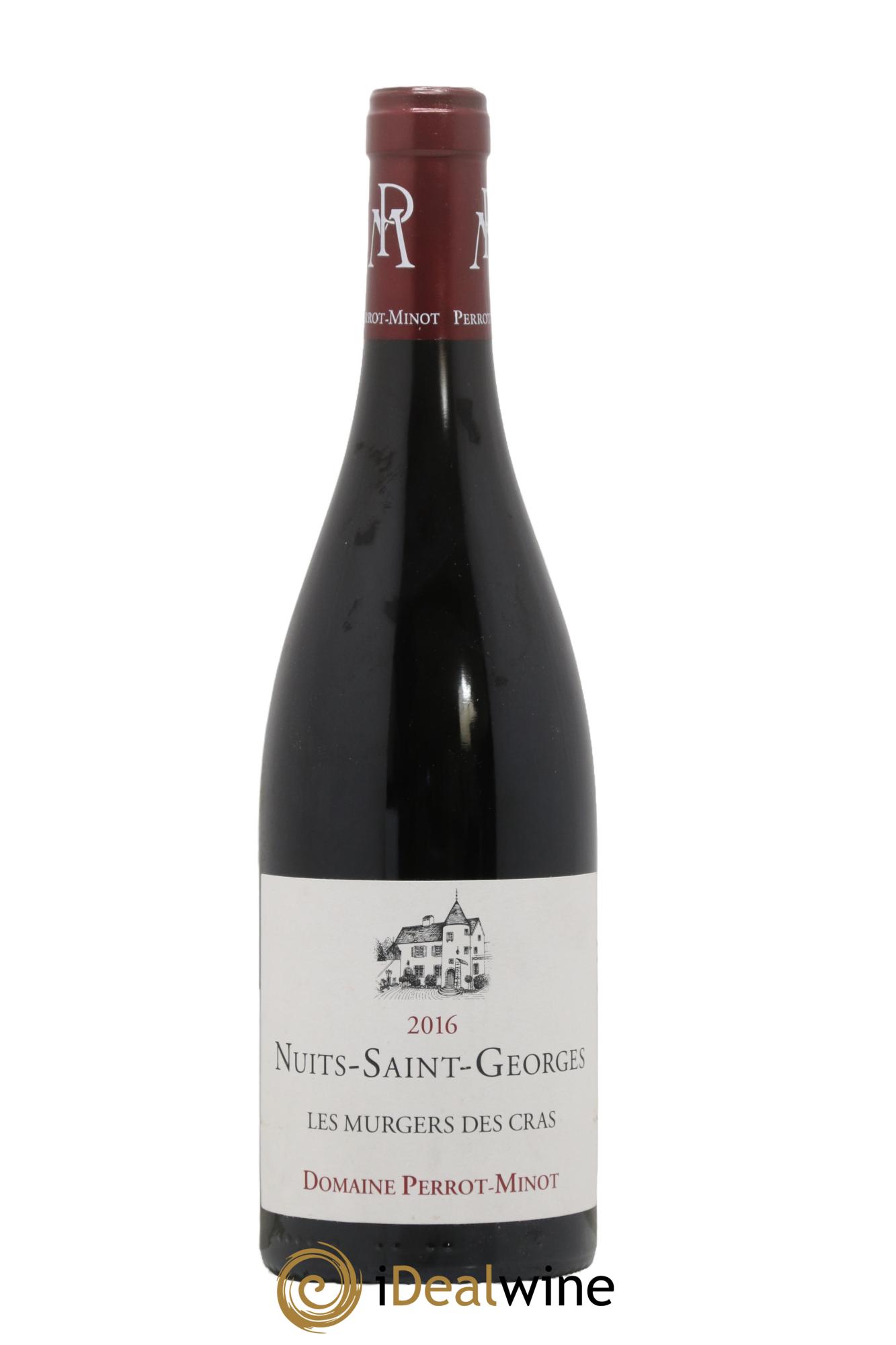 Nuits Saint-Georges Les Murgers des Cras Vieilles Vignes Perrot-Minot 2016 - Lot de 1 bouteille - 0