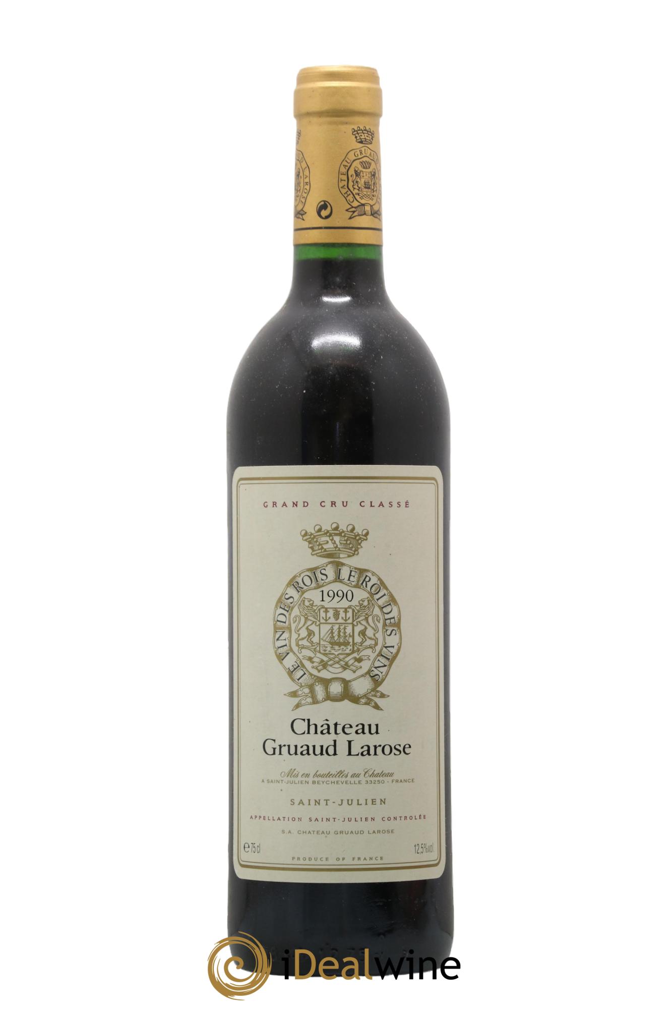 Château Gruaud Larose 2ème Grand Cru Classé 1990 - Posten von 1 Flasche - 0