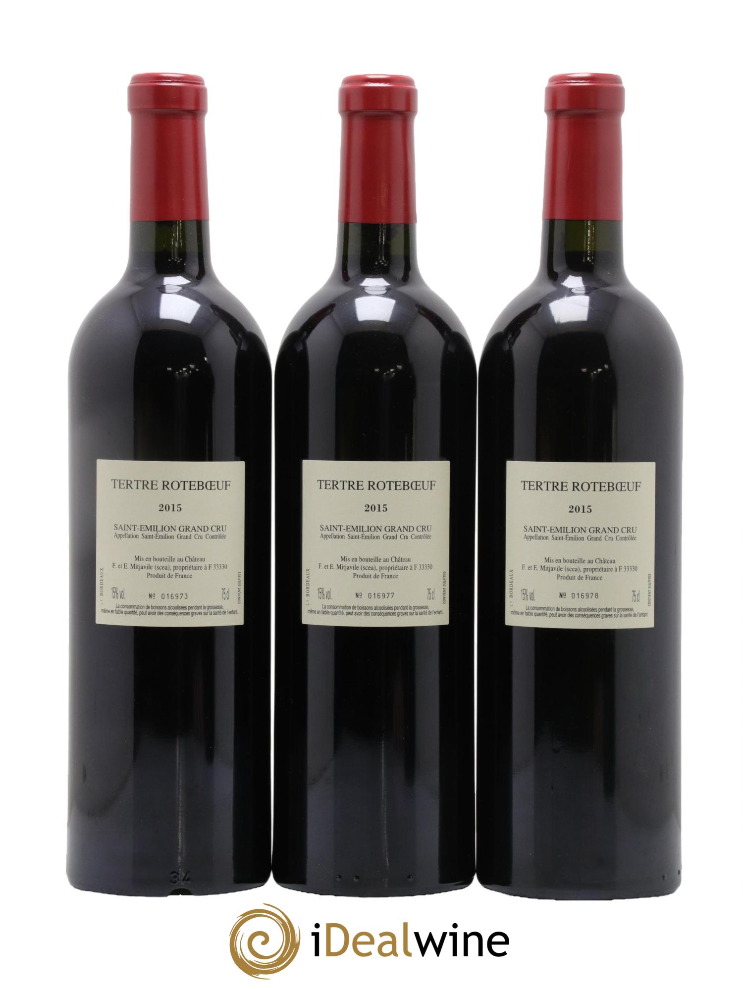 Château Tertre Roteboeuf 2015 - Lot of 6 bottles - 4