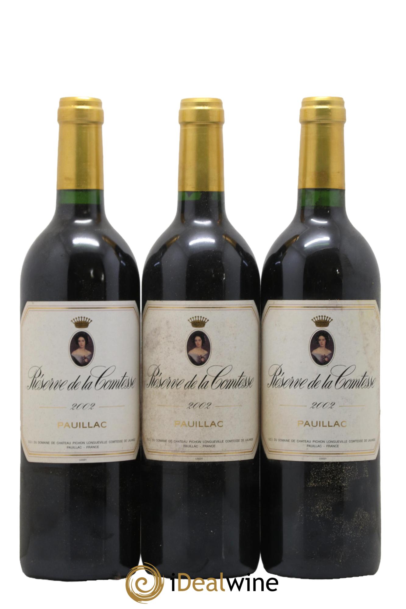 Réserve de la Comtesse Second Vin 2002 - Lot de 6 bouteilles - 2