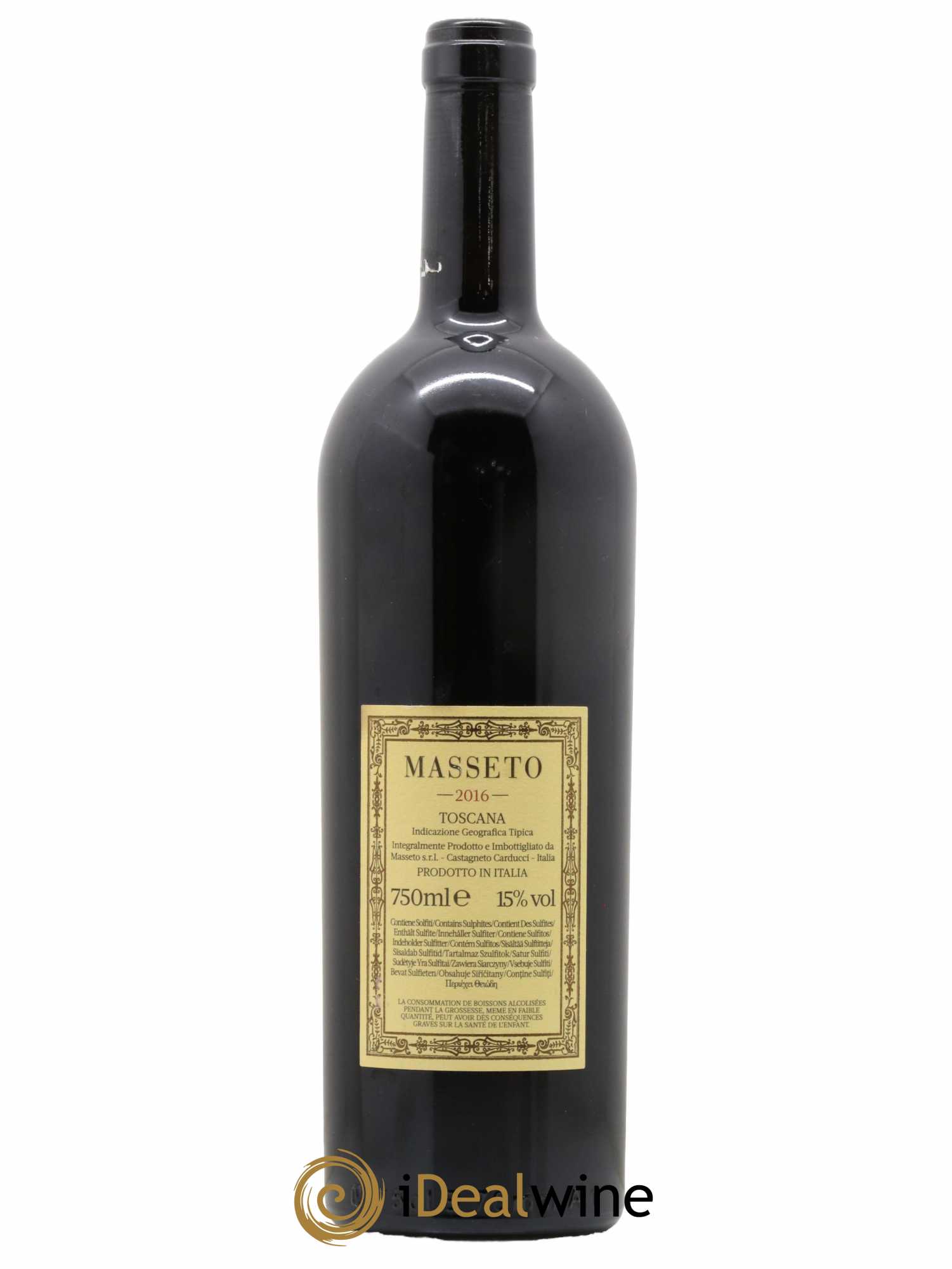 Toscana IGT Tenuta Dell'Ornellaia Masseto Frescobaldi 2016 - Lot de 1 bouteille - 1