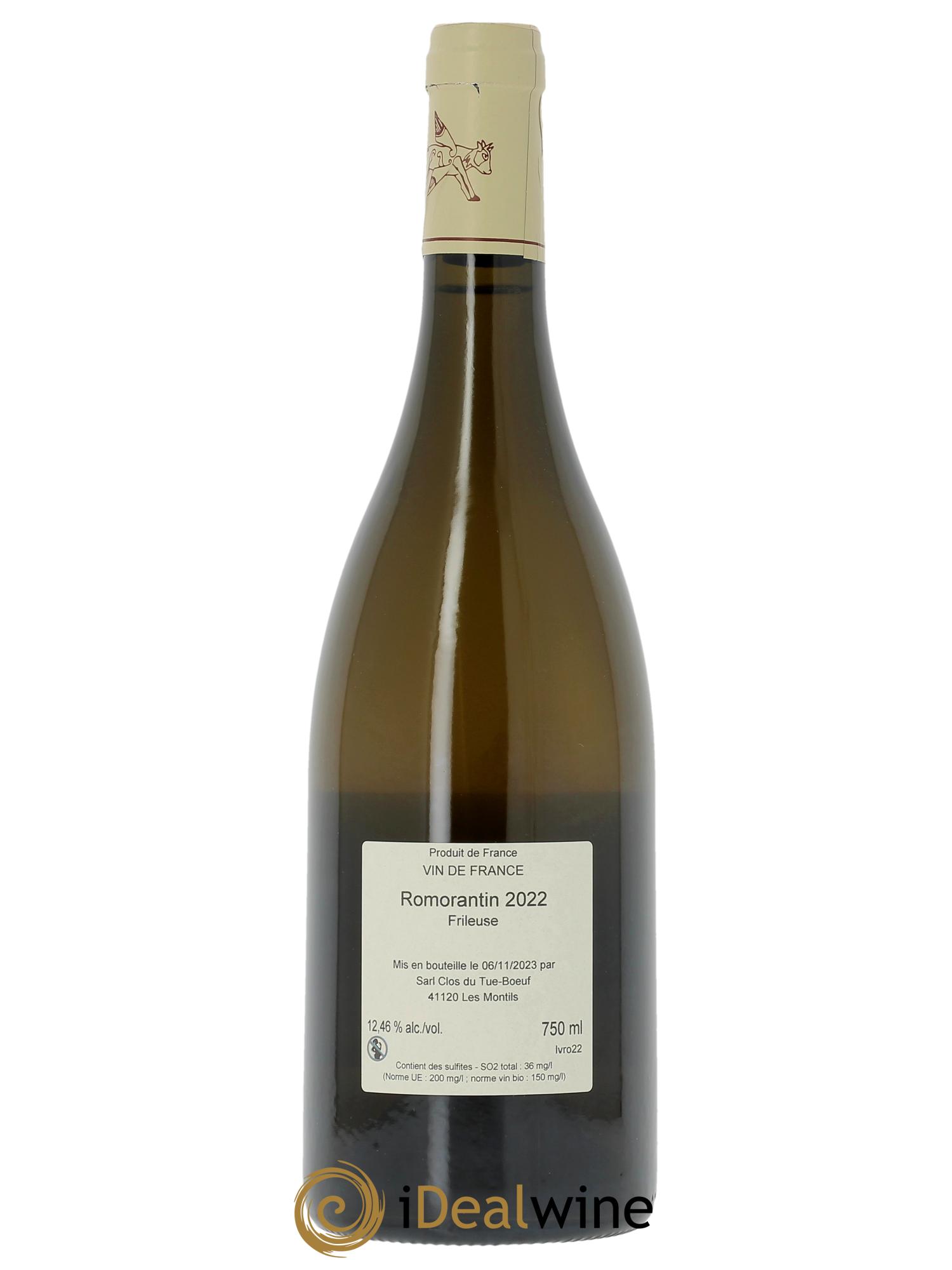 Vin de France Frileuse Romorantin Clos du Tue-Boeuf 2022 - Posten von 1 Flasche - 1