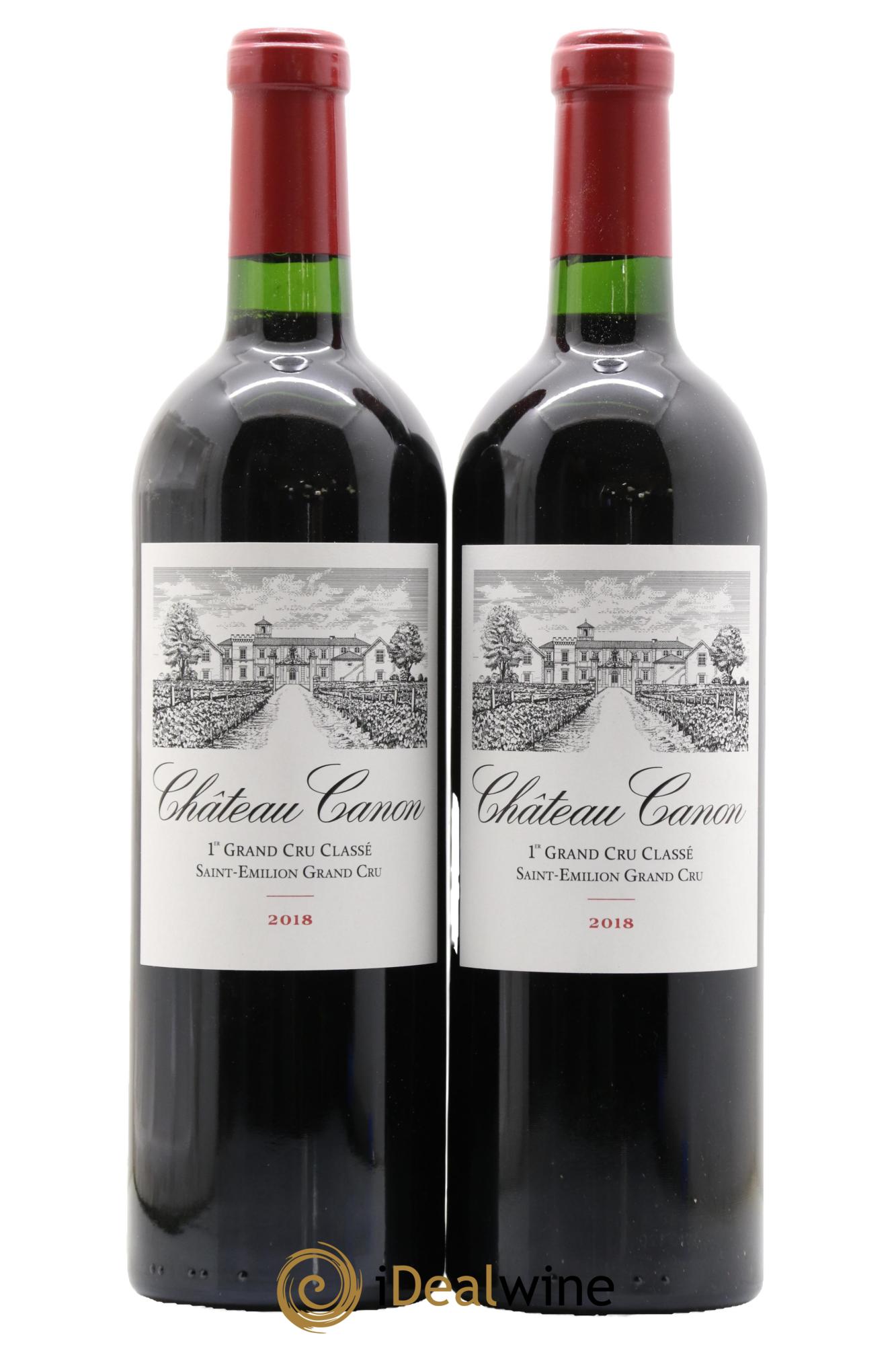 Château Canon 1er Grand Cru Classé B 2018 - Posten von 2 Flaschen - 0