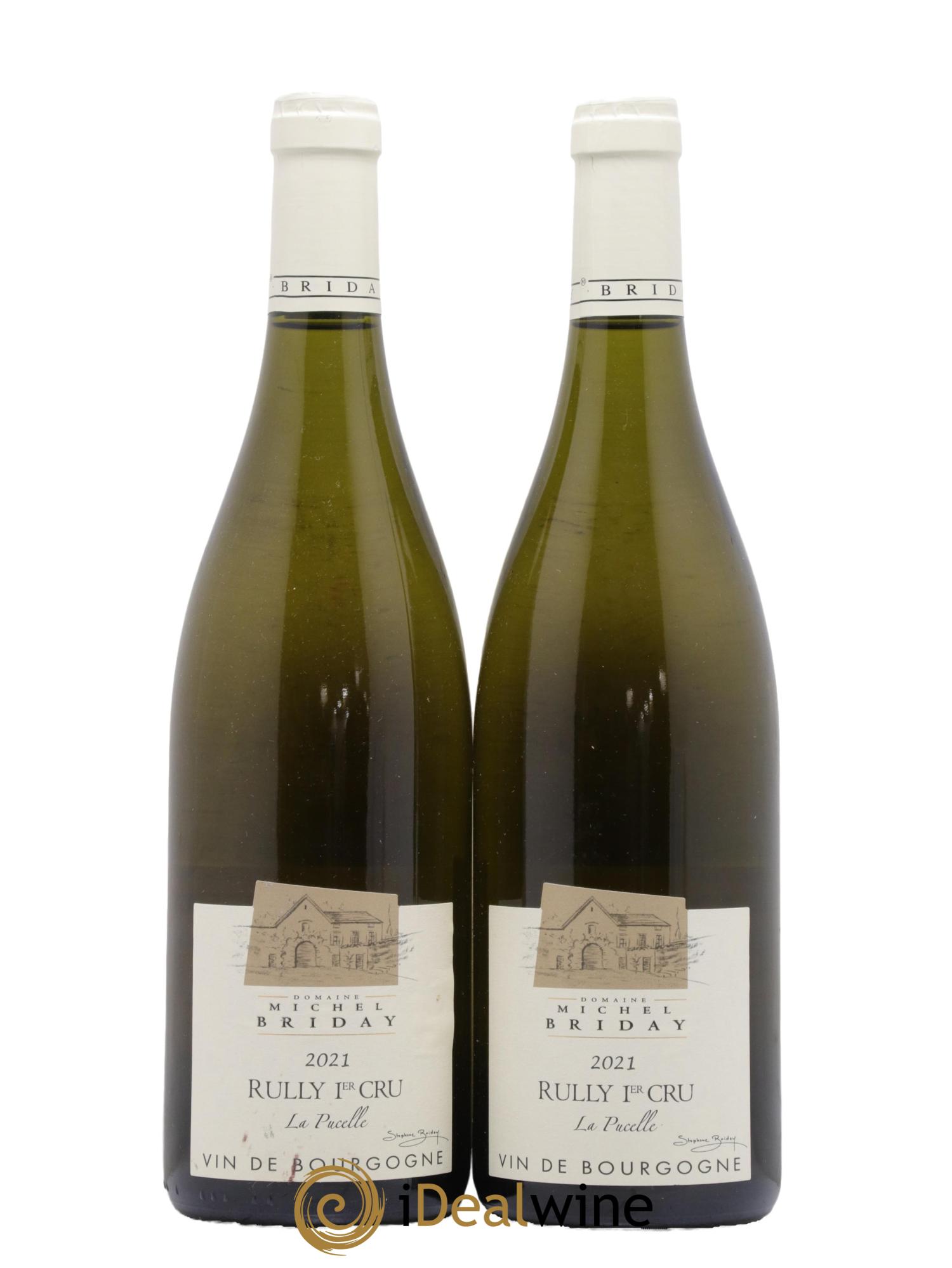 Rully 1er Cru La Pucelle Michel Briday 2021 - Posten von 2 Flaschen - 0