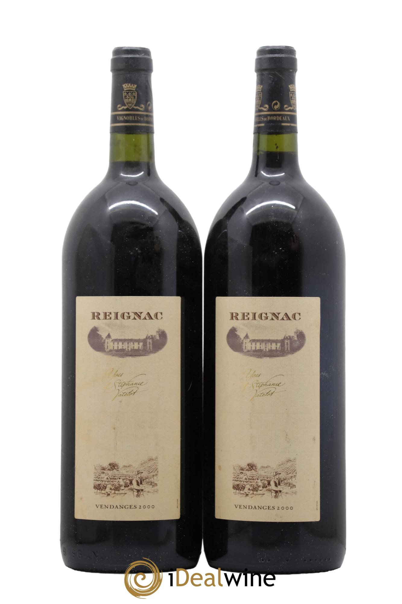 Grand vin de Reignac 2000 - Lotto di 2 magnum - 0