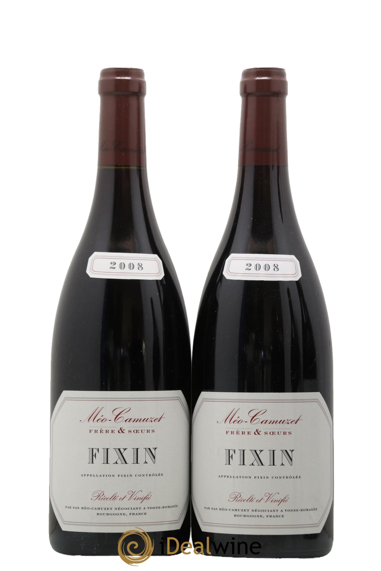 Fixin Méo-Camuzet (Frère & Soeurs) 2008 - Lot de 2 bouteilles - 0