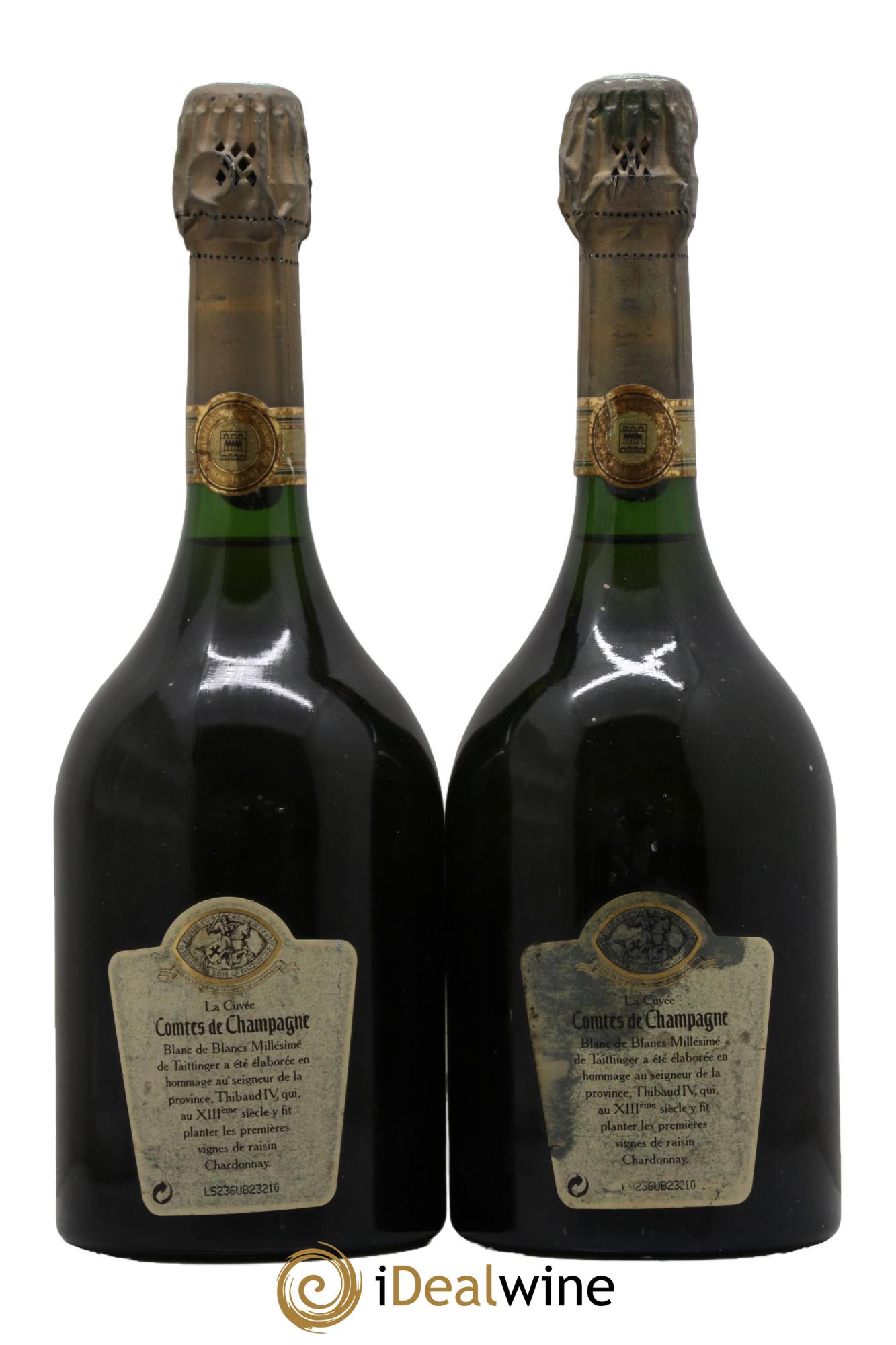 Comtes de Champagne Taittinger 1988 - Lot de 2 bouteilles - 1