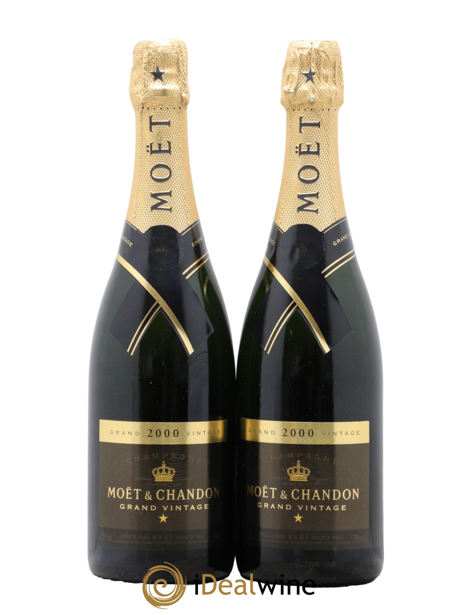 Grand Vintage Moët et Chandon 2000 - Lot of 2 bottles - 0