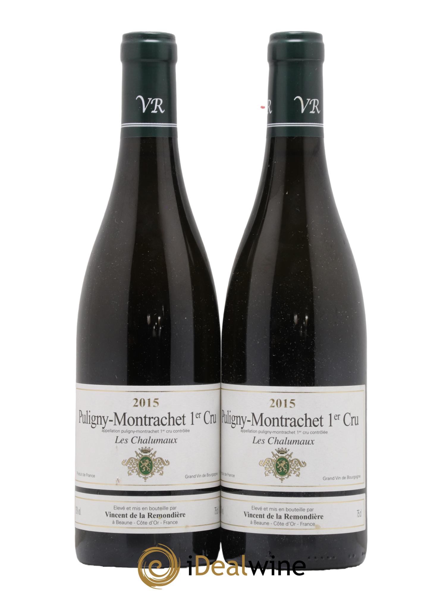 Puligny-Montrachet 1er Cru Les Chalumeaux Vincent De La Remondiere 2015 - Posten von 2 Flaschen - 0