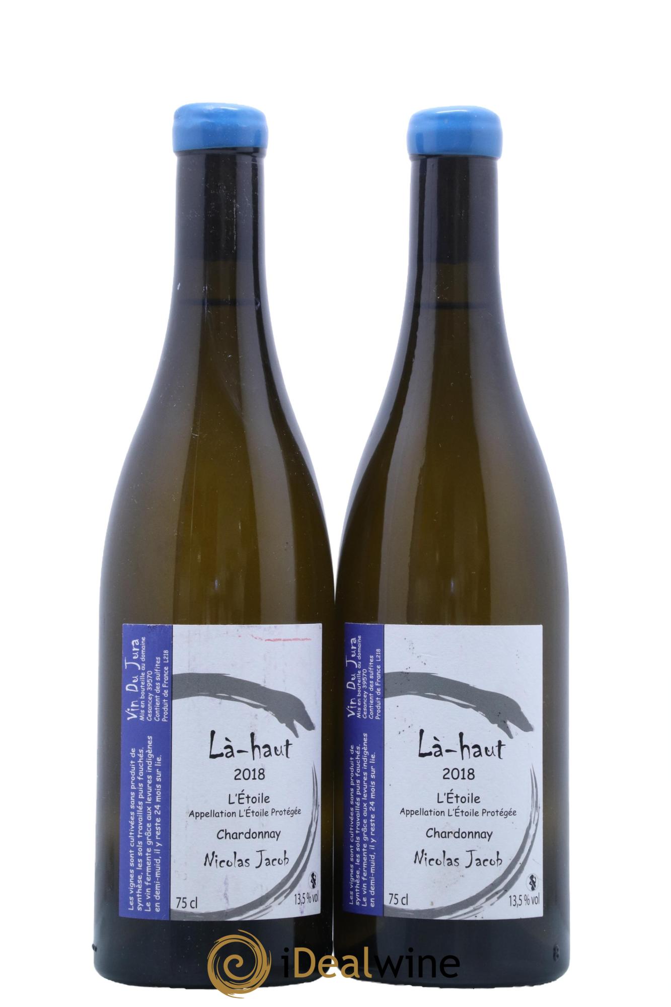 L'Etoile Là-Haut Chardonnay Ouillé Nicolas Jacob 2018 - Lotto di 2 bottiglie - 0