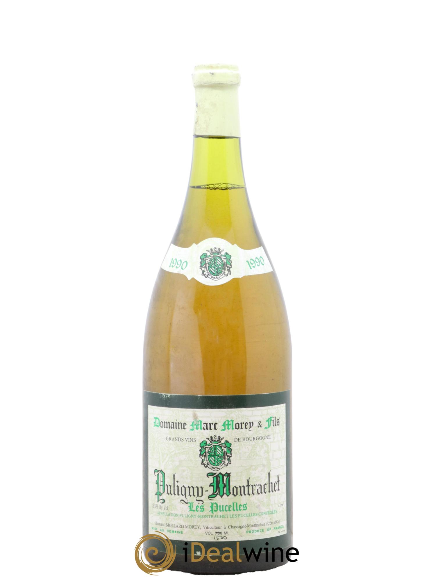 Puligny-Montrachet Les Pucelles Domaine Marc Morey & Fils 1990 - Lot of 1 magnum - 0