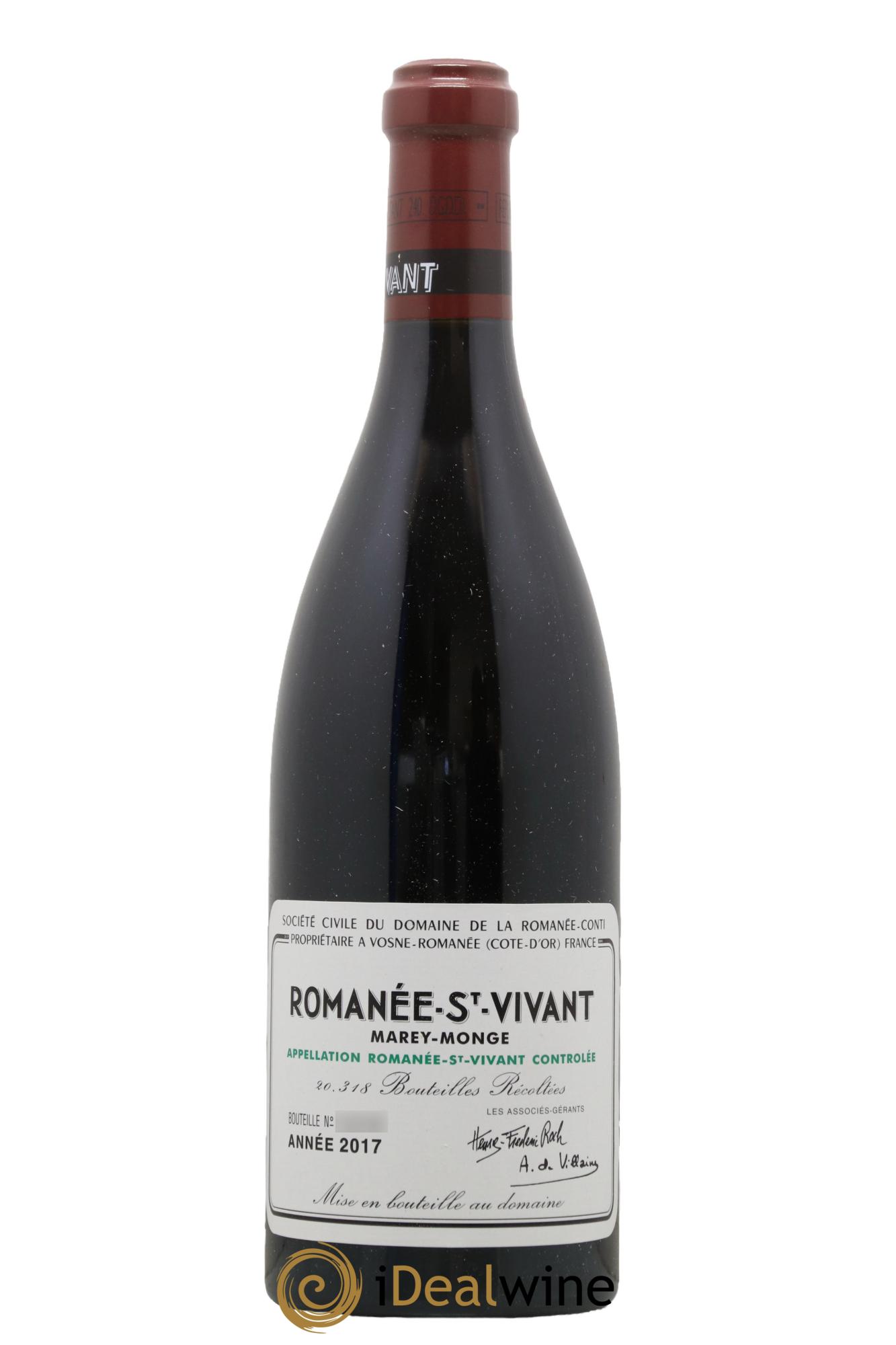 Romanée-Saint-Vivant Grand Cru Domaine de la Romanée-Conti 2017 - Lot de 1 bouteille - 0