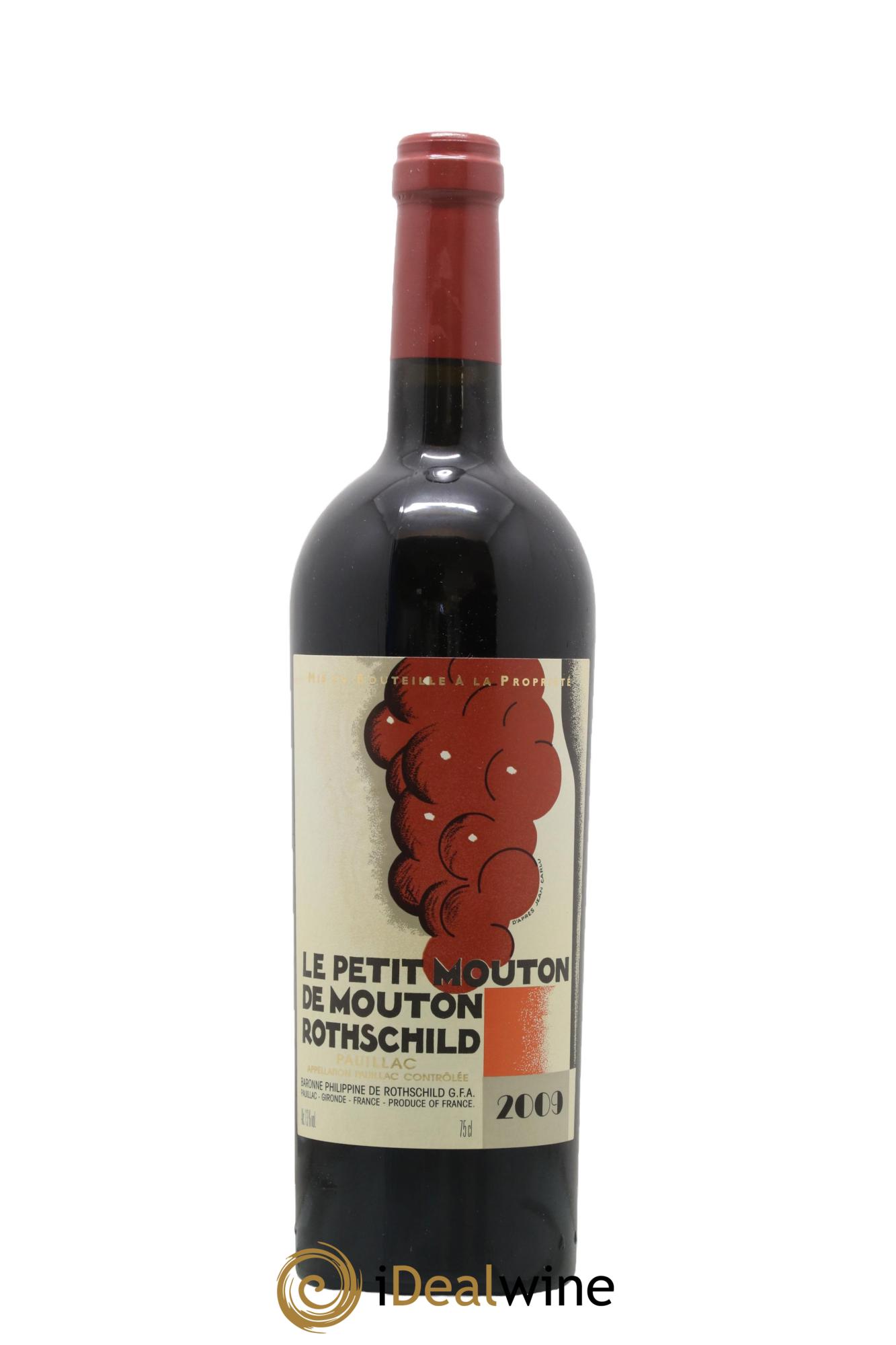 Petit Mouton Second Vin 2009 - Posten von 1 Flasche - 0