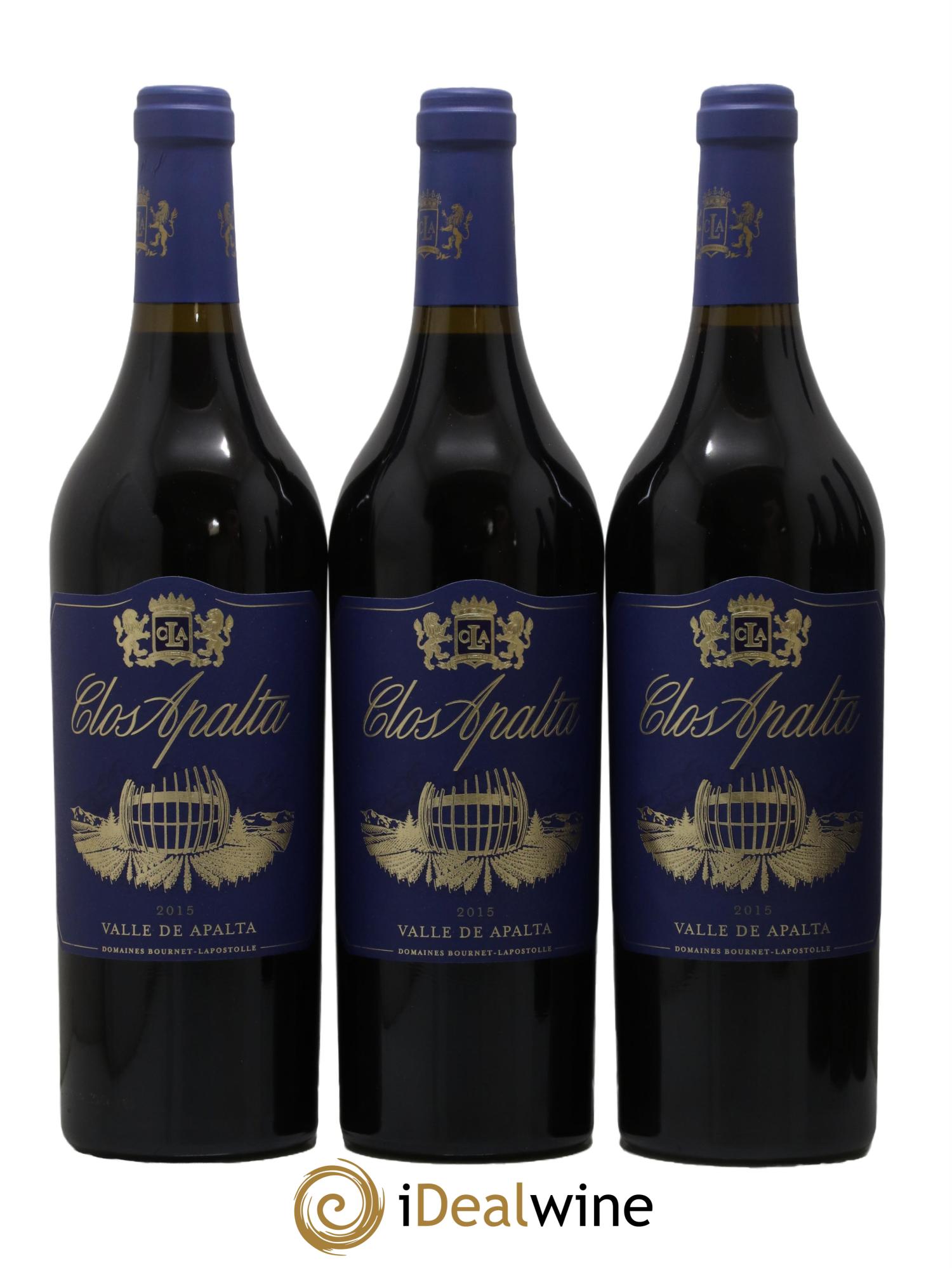 Colchagua Casa Lapostolle Clos Apalta 2015 - Lot de 6 bouteilles - 1