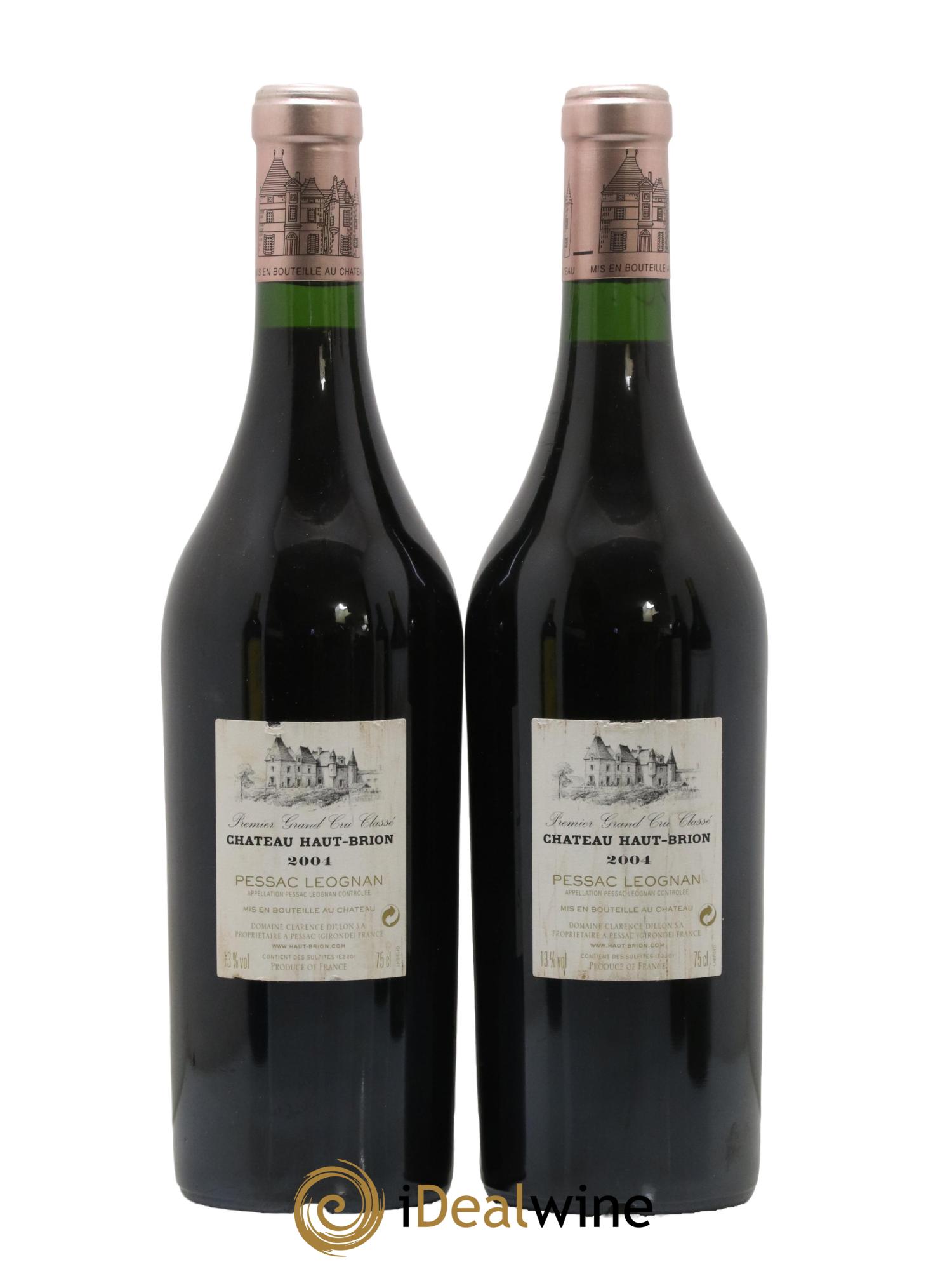 Château Haut Brion 1er Grand Cru Classé 2004 - Lotto di 2 bottiglie - 1