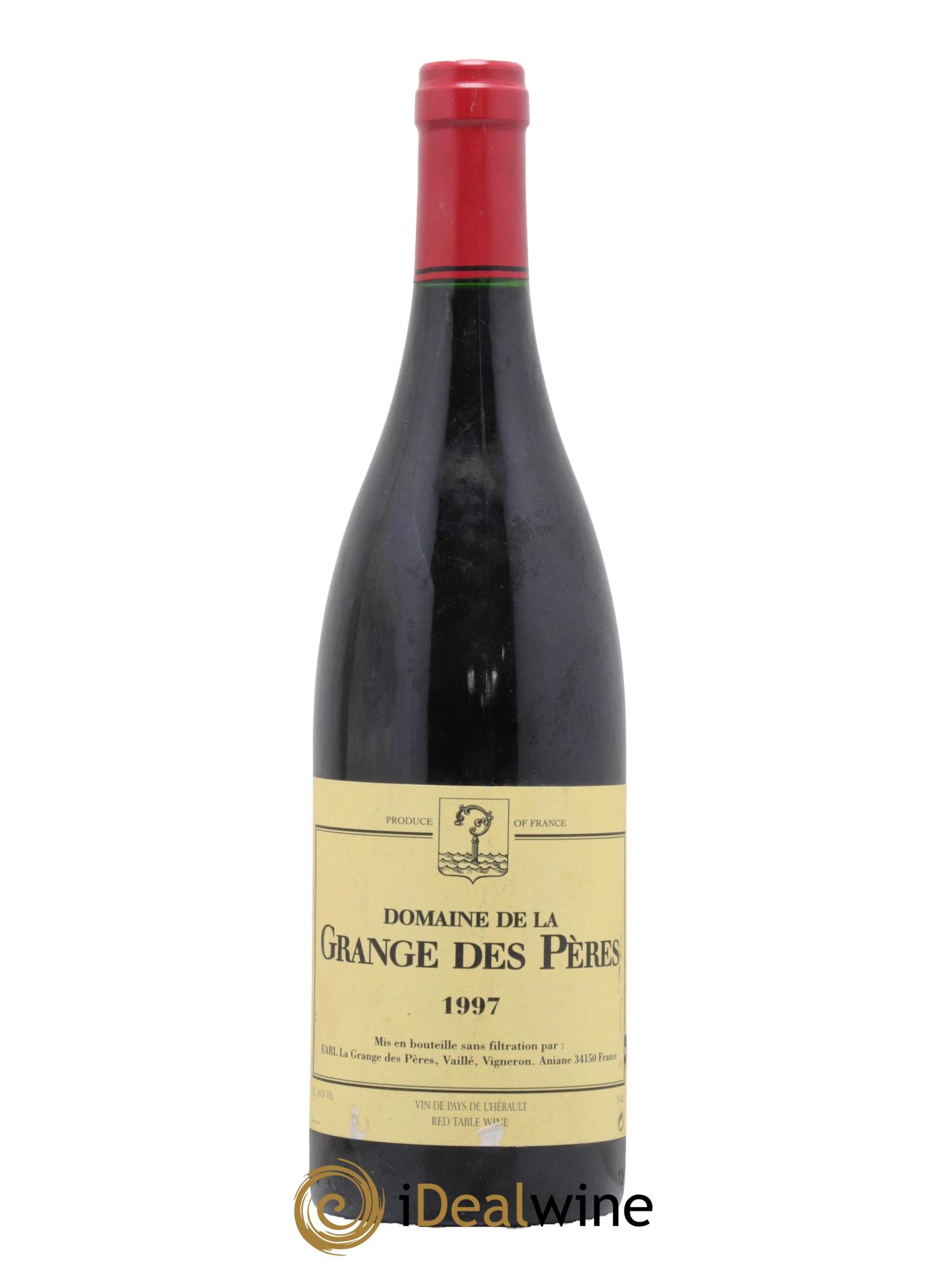 IGP Pays d'Hérault Grange des Pères Laurent Vaillé 1997 - Posten von 1 Flasche - 0