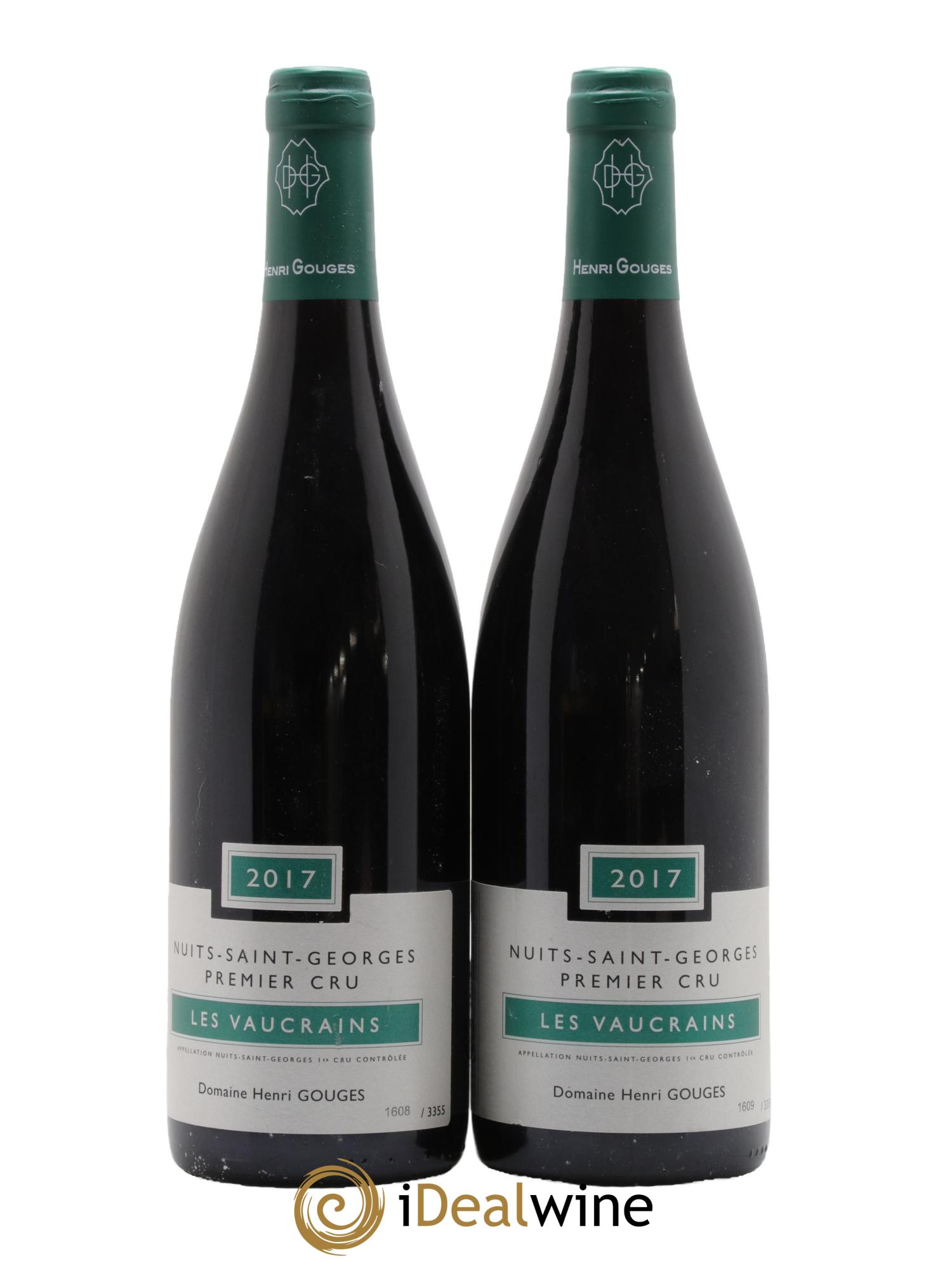 Nuits Saint-Georges 1er Cru Les Vaucrains Henri Gouges 2017 - Posten von 2 Flaschen - 0