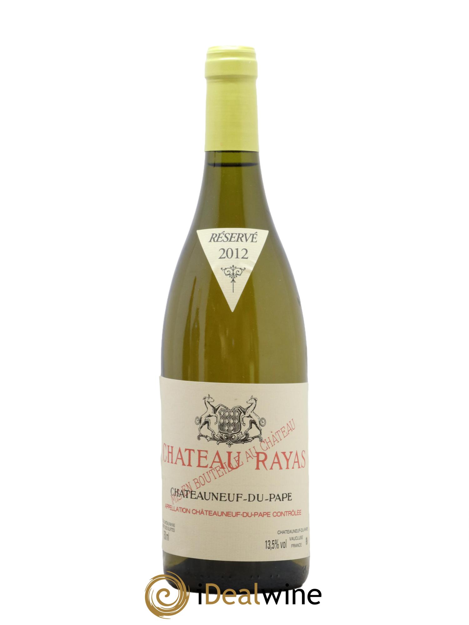 Châteauneuf-du-Pape Château Rayas Emmanuel Reynaud 2012 - Lot de 1 bouteille - 0