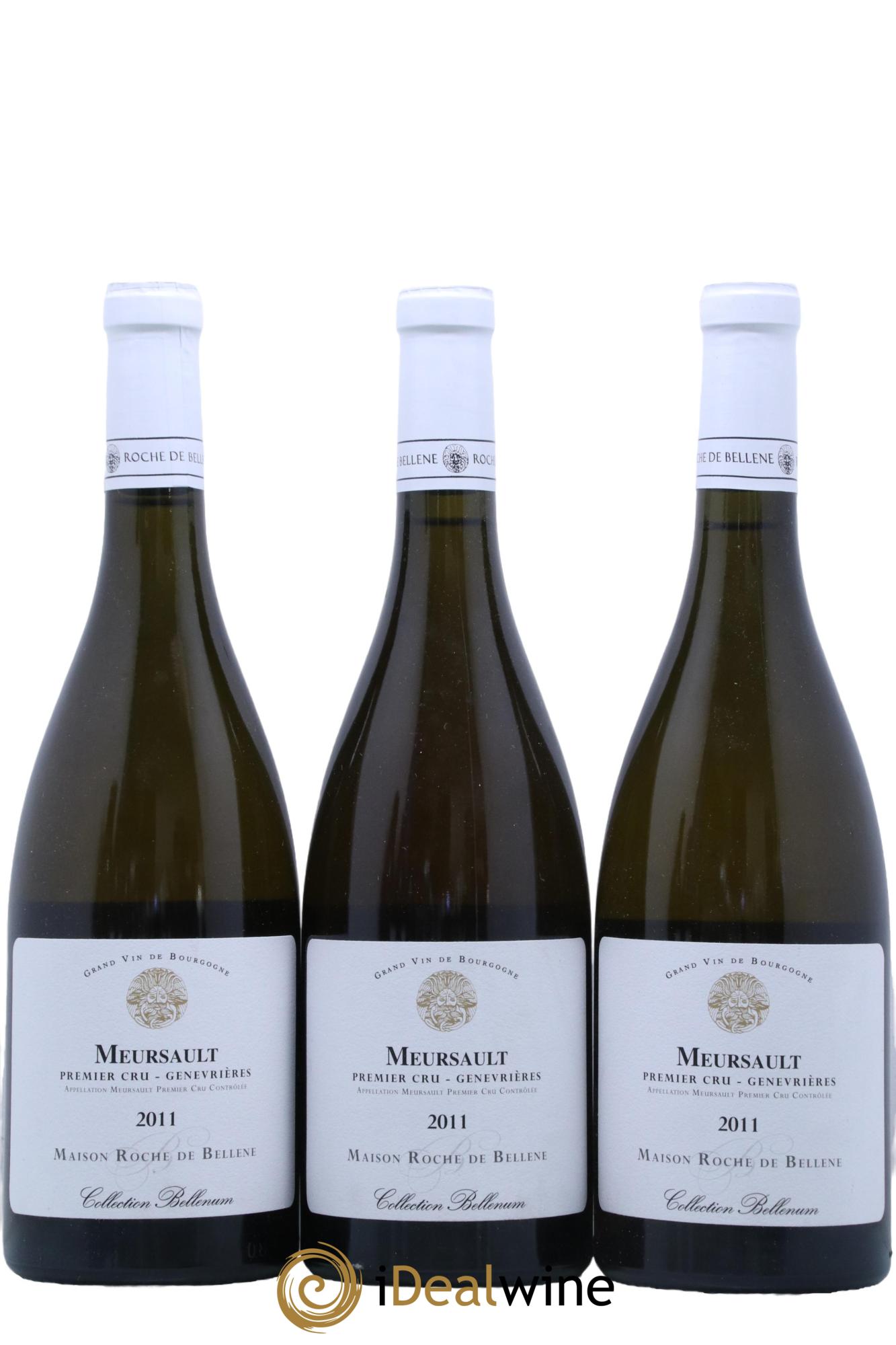 Meursault 1er Cru Genevrieres Collection Bellenum Maison Roche de Bellene 2011 - Lot de 3 bouteilles - 0