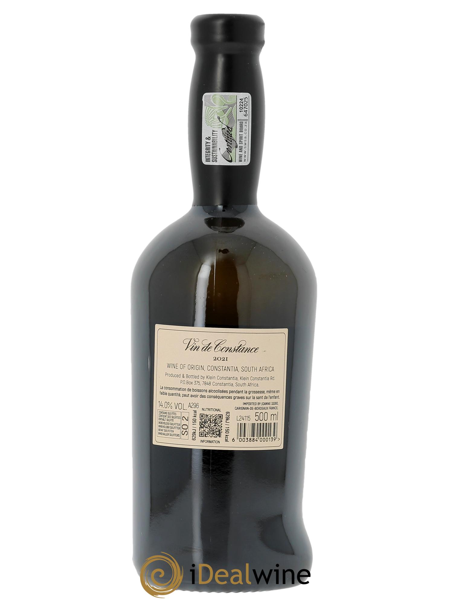 Vin de Constance Klein Constantia L. Jooste (Original-holzkiste ab 1 bt) 2021 - Posten von 1 Flasche - 2