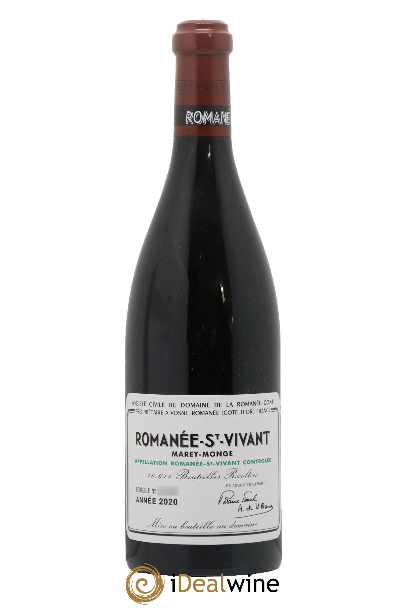 Romanée-Saint-Vivant Grand Cru Domaine de la Romanée-Conti 2020 - Lotto di 1 bottiglia - 0