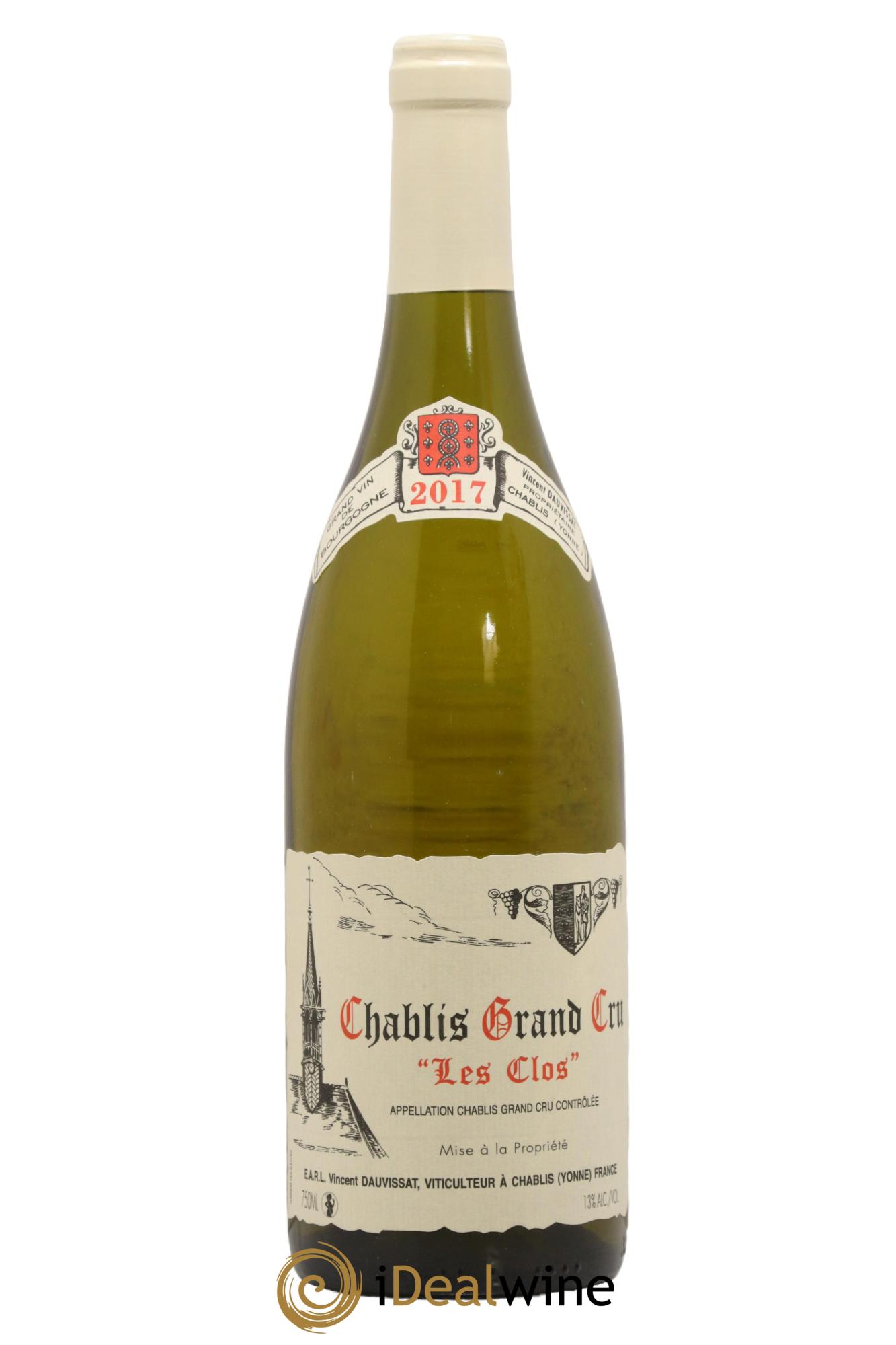 Chablis Grand Cru Les Clos Vincent Dauvissat (Domaine) 2017 - Posten von 1 Flasche - 0