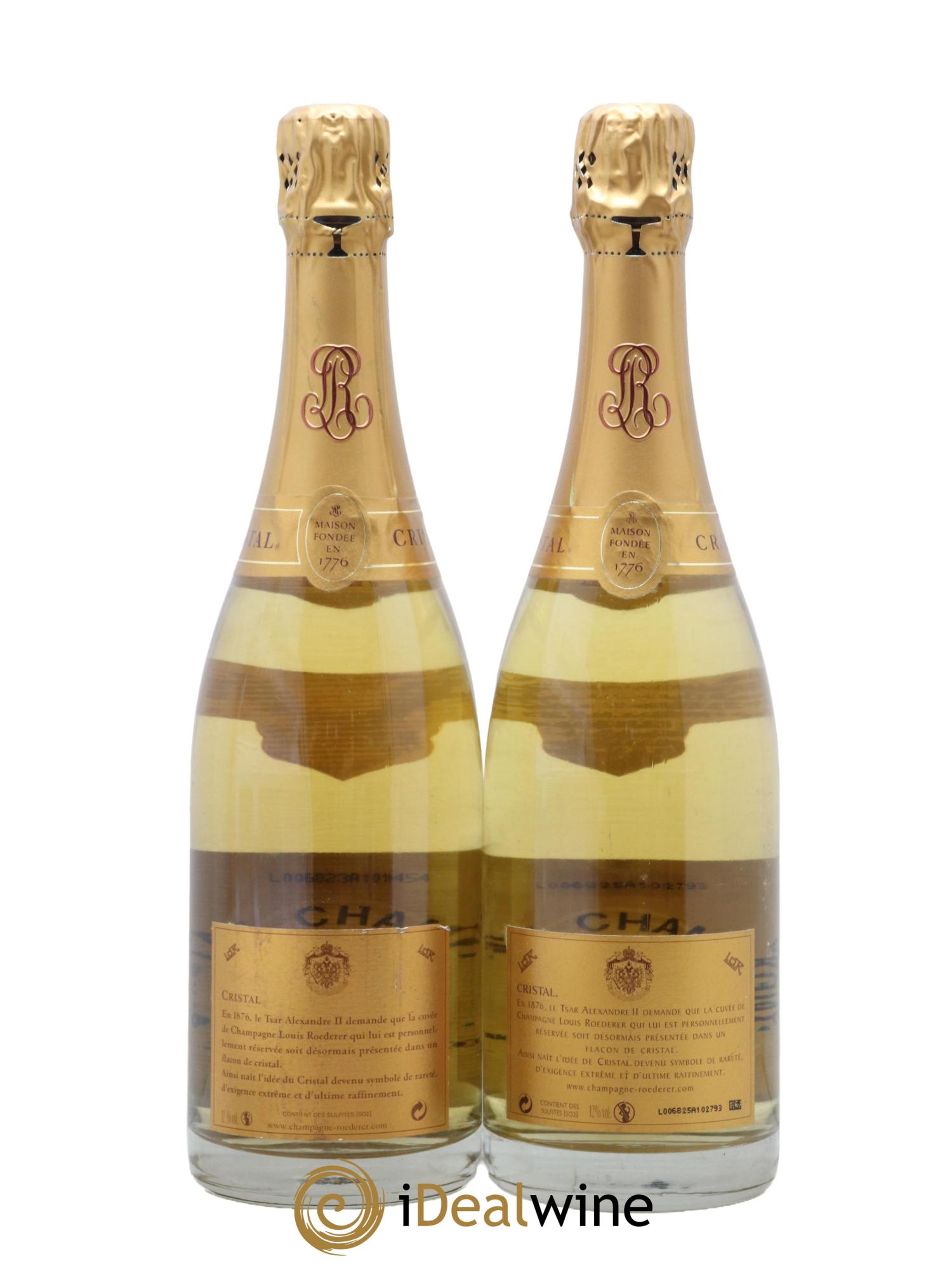 Cristal Louis Roederer 2002 - Lotto di 2 bottiglie - 1