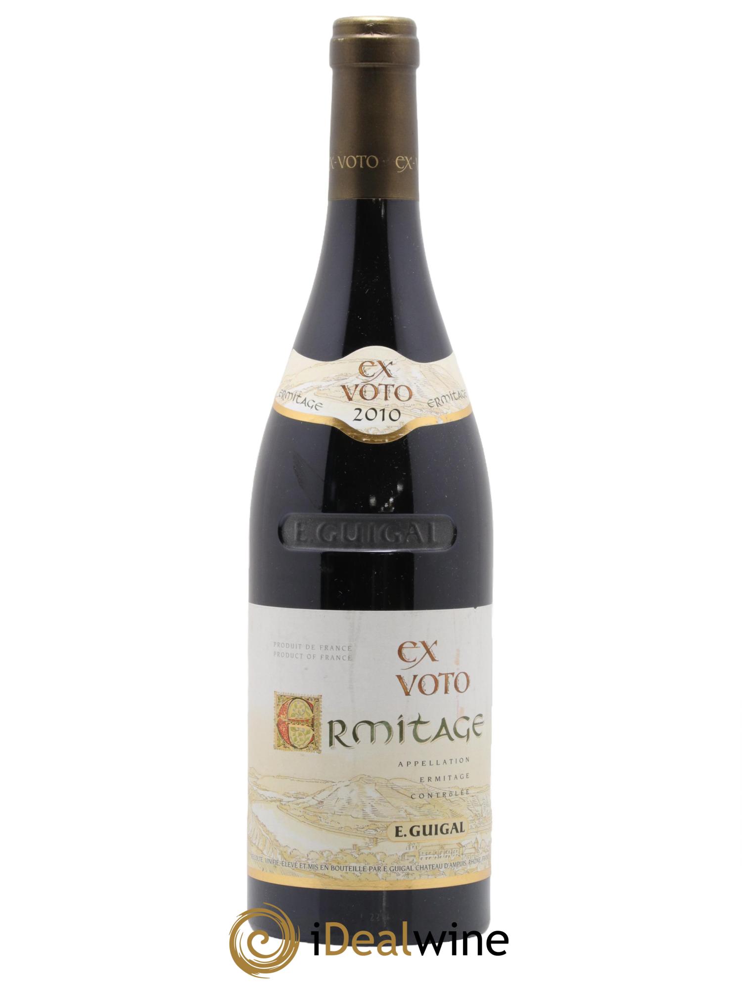 Ermitage Ex Voto Guigal 2010 - Lot de 1 bouteille - 0