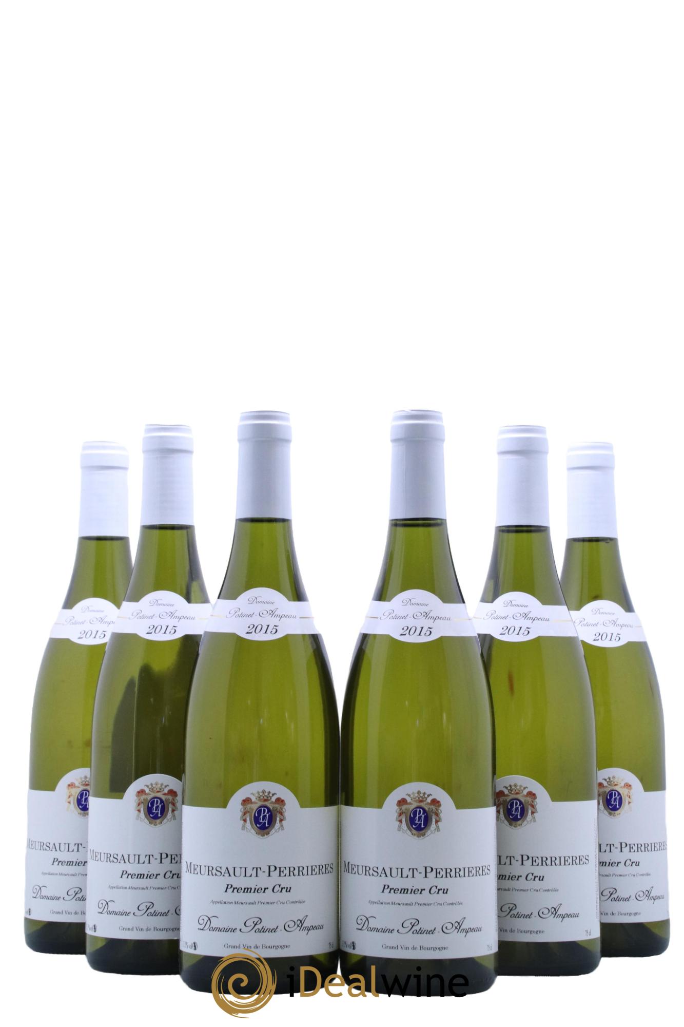 Meursault 1er Cru Perrieres Domaine Potinet Ampeau 2015 - Lot of 6 bottles - 0