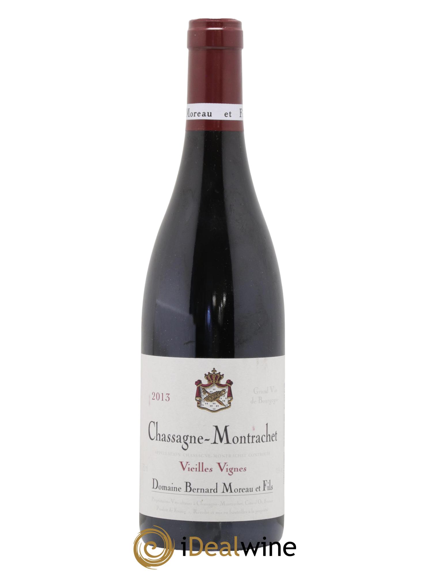 Chassagne-Montrachet Vieilles Vignes Bernard Moreau et Fils (Domaine) 2013 - Posten von 1 Flasche - 0