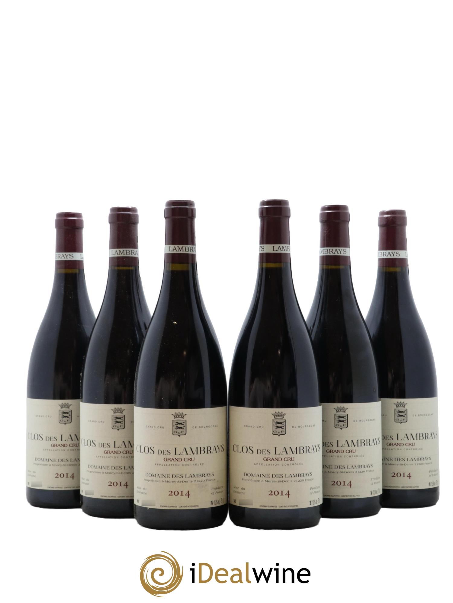 Clos des Lambrays Grand Cru Domaine des Lambrays 2014 - Posten von 6 Flaschen - 0