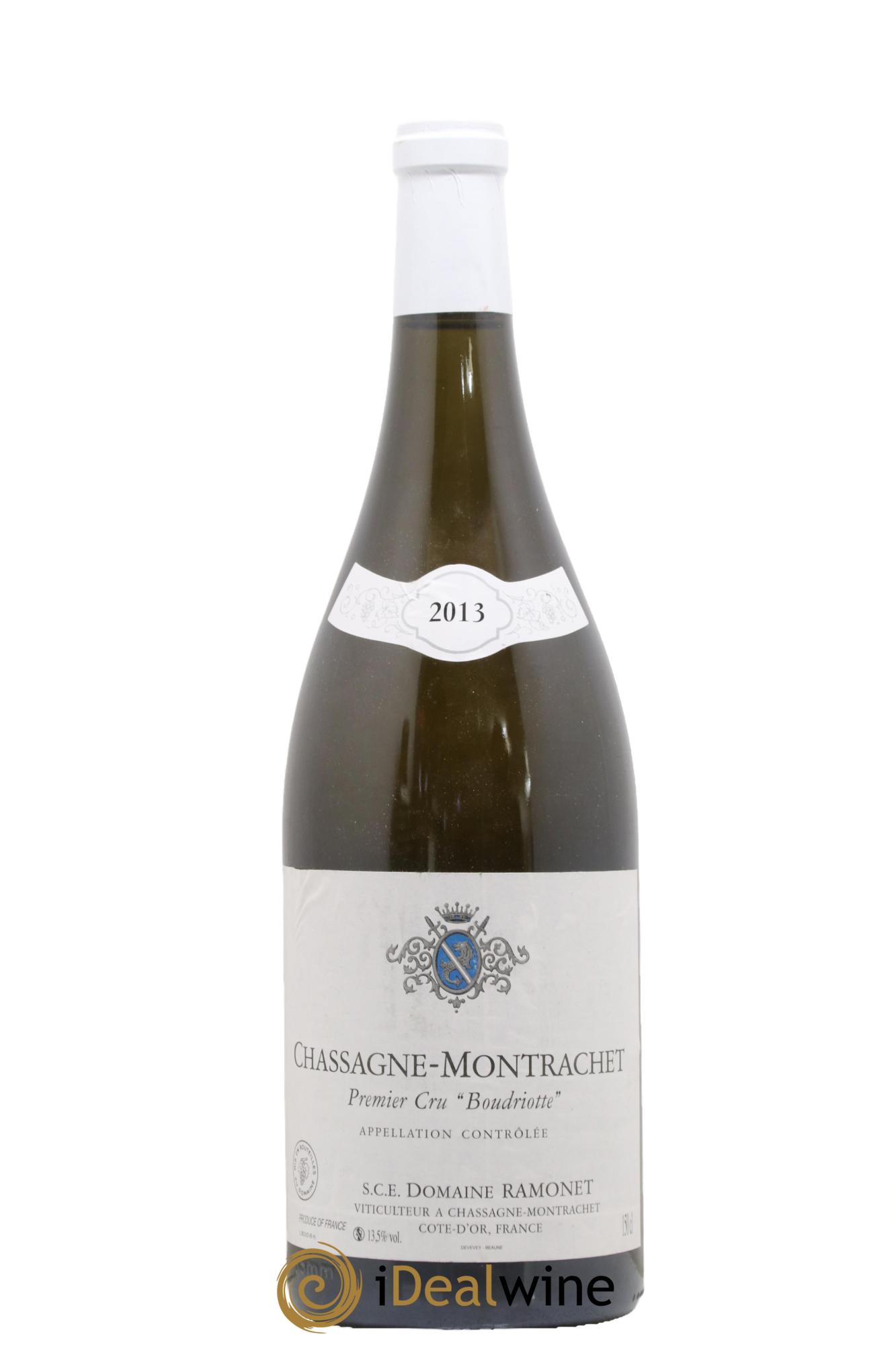 Chassagne-Montrachet 1er Cru Boudriotte Ramonet (Domaine) 2013 - Posten von 1 Magnum - 0