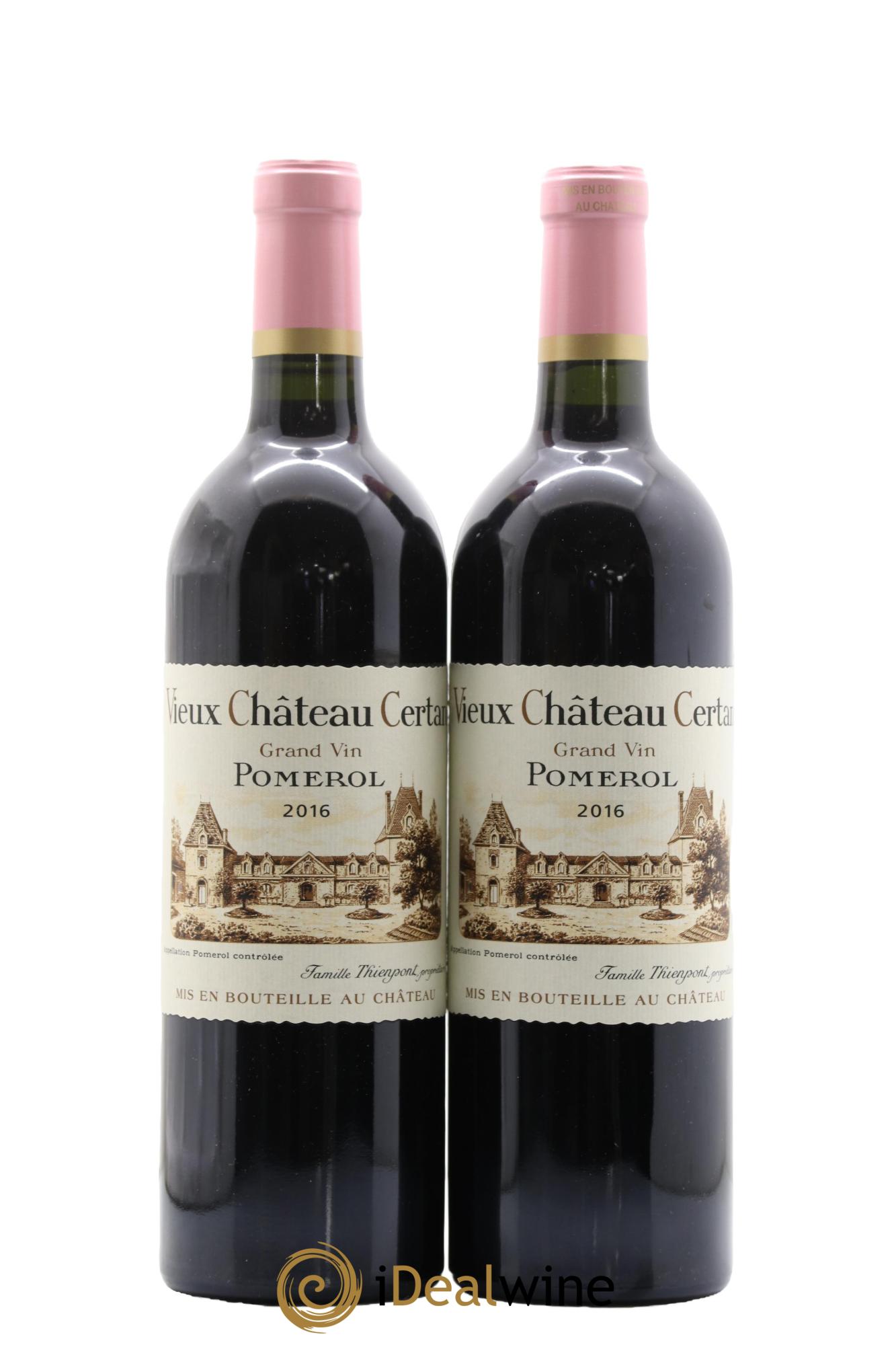 Vieux Château Certan 2016 - Lot of 2 bottles - 0