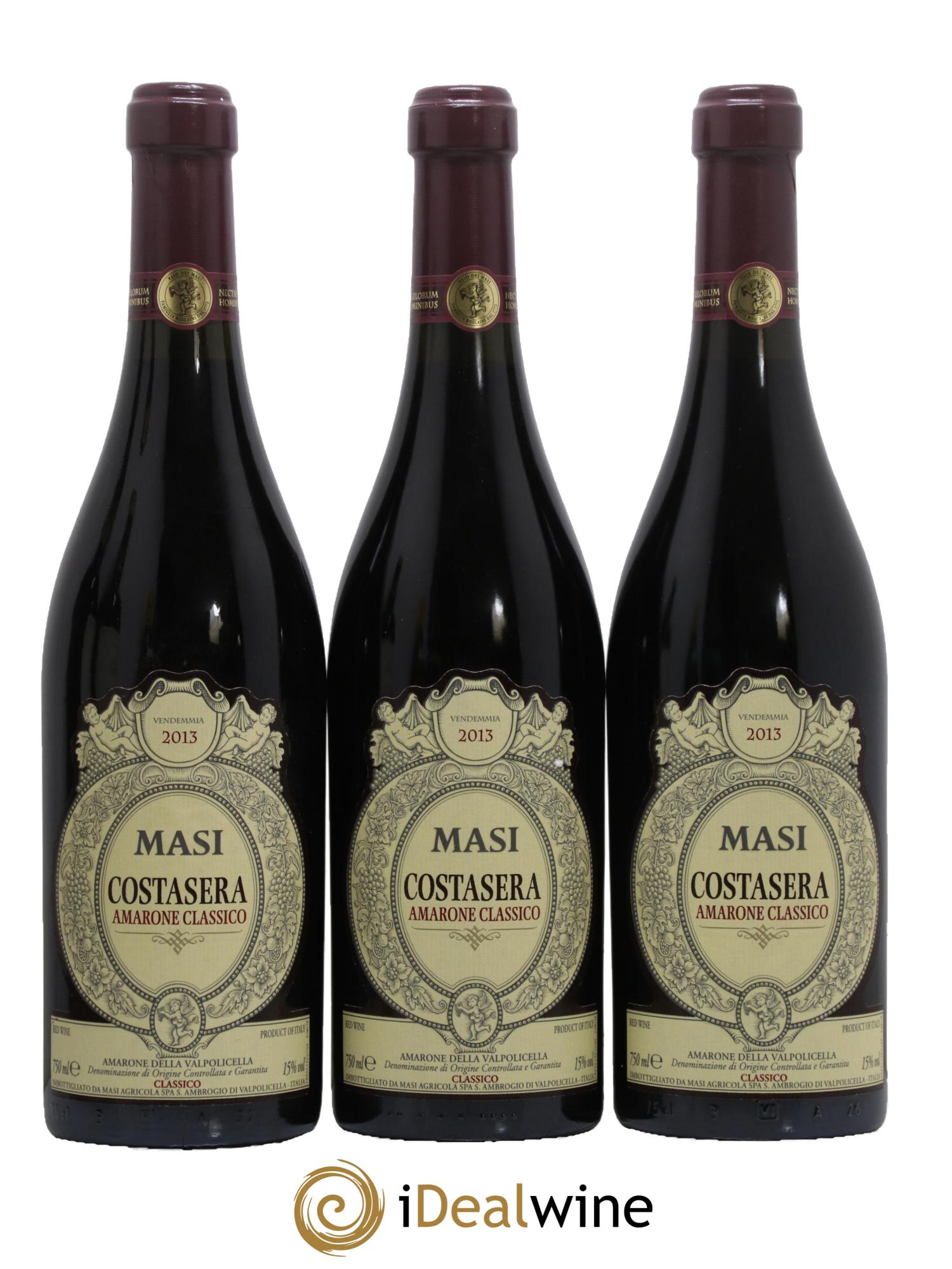 Amarone della Valpolicella Classico DOCG Costasera MASI (Boscaini Family) 2013 - Lot de 3 bouteilles - 0