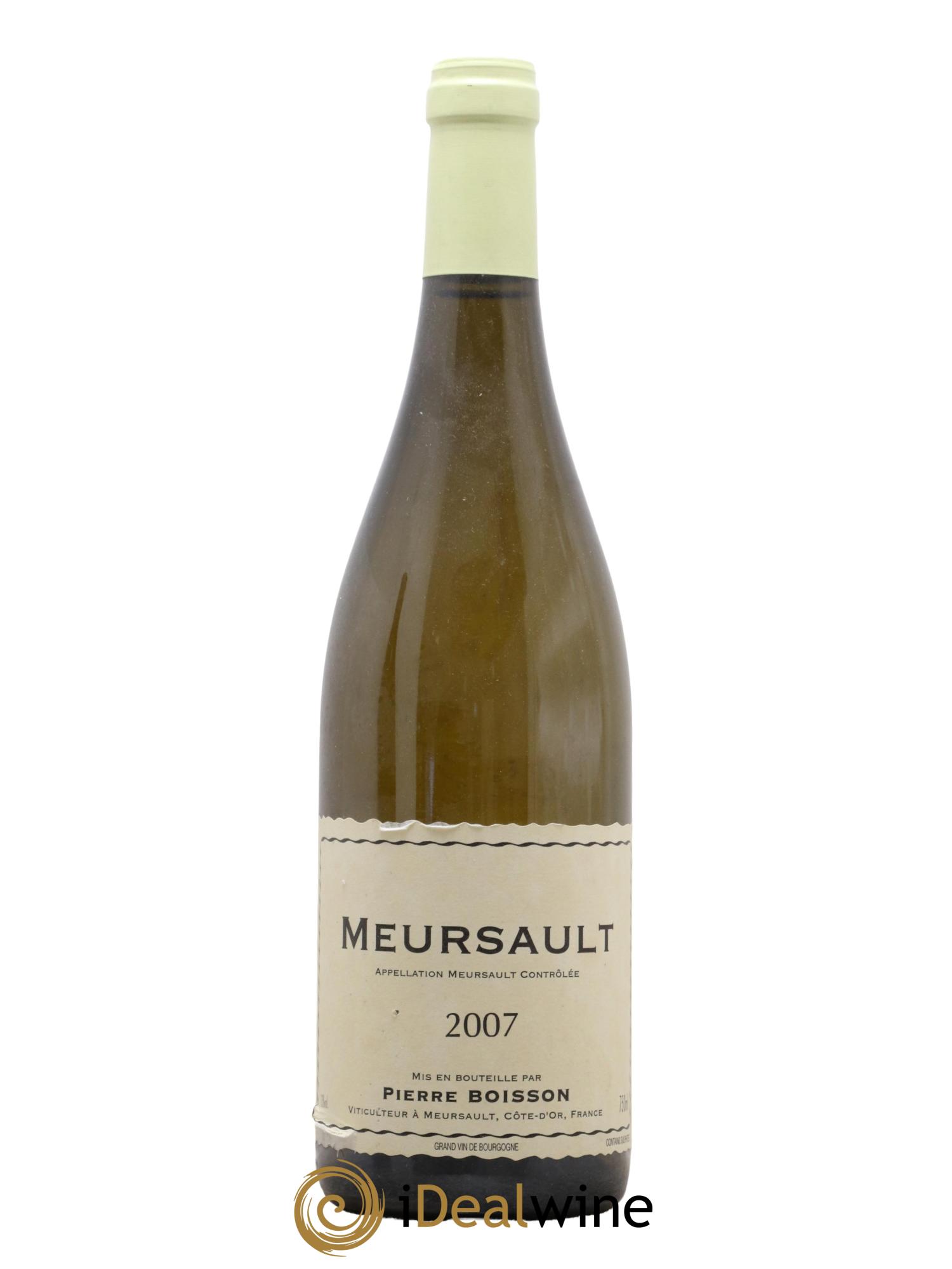 Meursault Pierre Boisson (Domaine) 2007 - Lot de 1 bouteille - 0