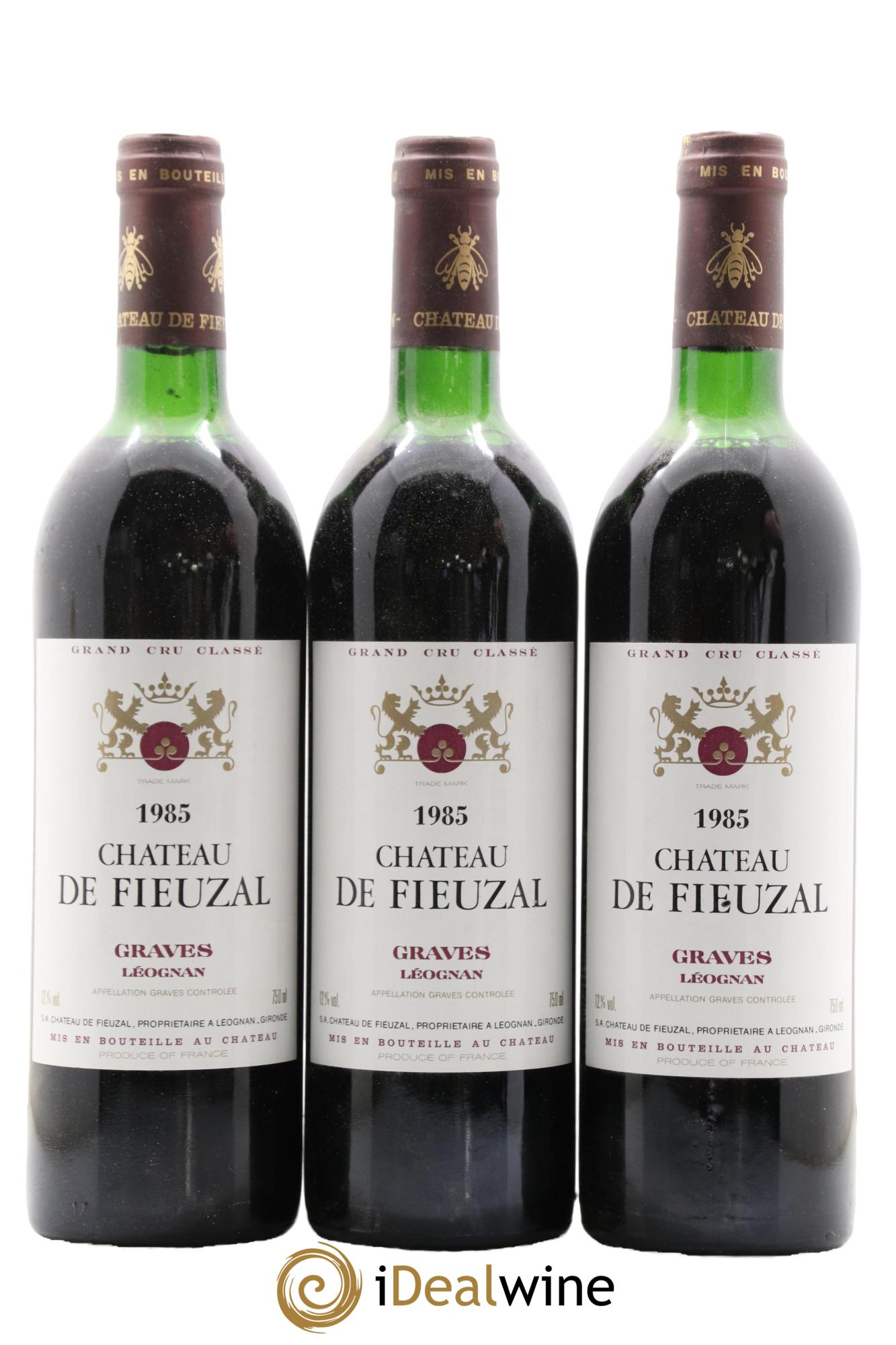 Château de Fieuzal Cru Classé de Graves 1985 - Lot of 6 bottles - 2