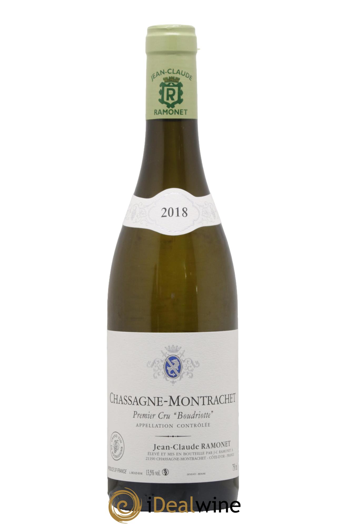 Chassagne-Montrachet 1er Cru Boudriotte Ramonet (Domaine) 2018 - Posten von 1 Flasche - 0