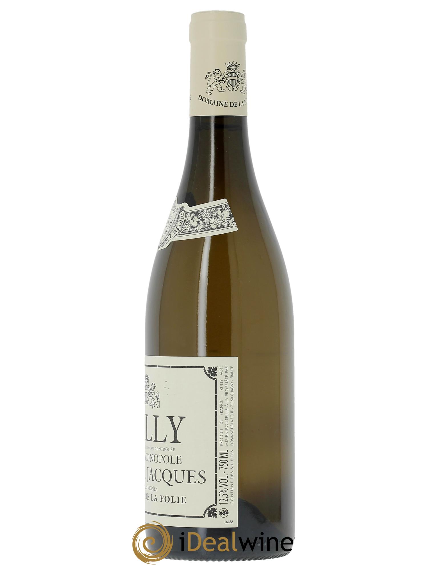 Rully 1er Cru Clos Saint-Jacques Domaine de la Folie  2022 - Lot de 1 bouteille - 1