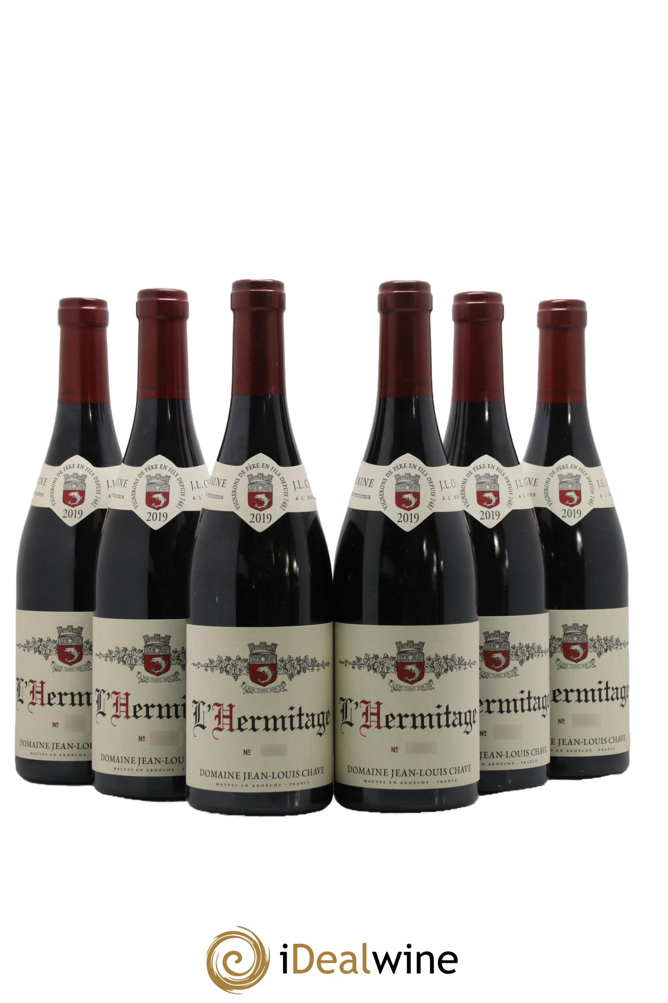 Hermitage Jean-Louis Chave 2019 - Posten von 6 Flaschen - 0