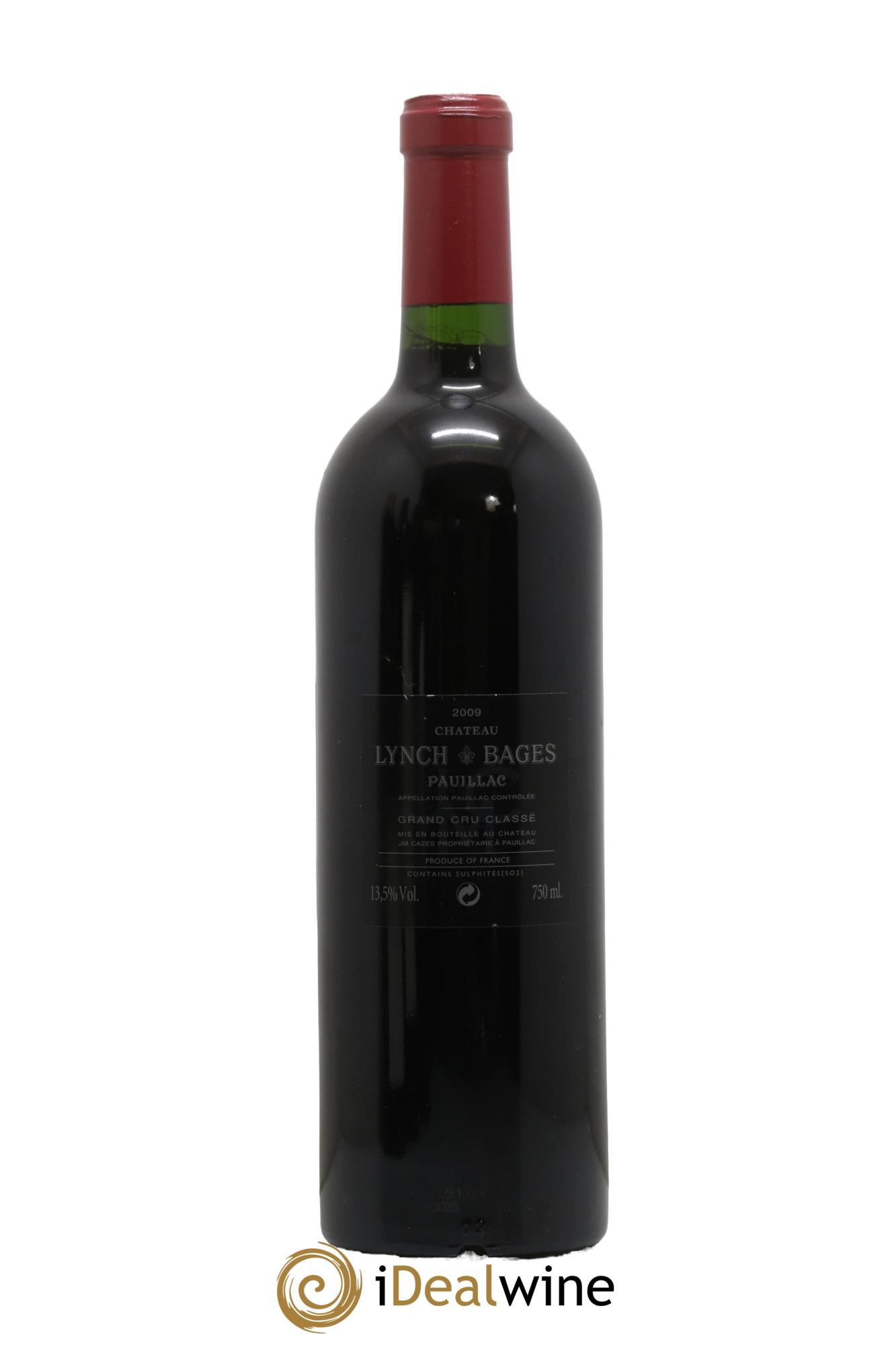 Château Lynch Bages 5ème Grand Cru Classé 2009 - Lot de 1 bouteille - 1