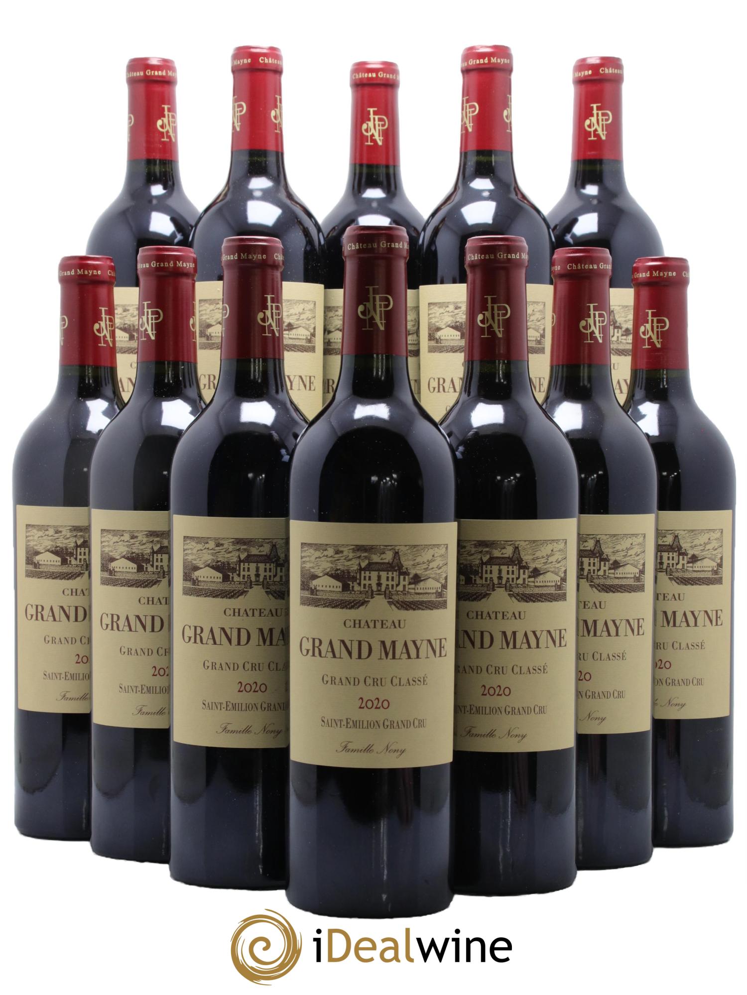 Château Grand Mayne Grand Cru Classé 2020 - Lotto di 12 bottiglie - 0