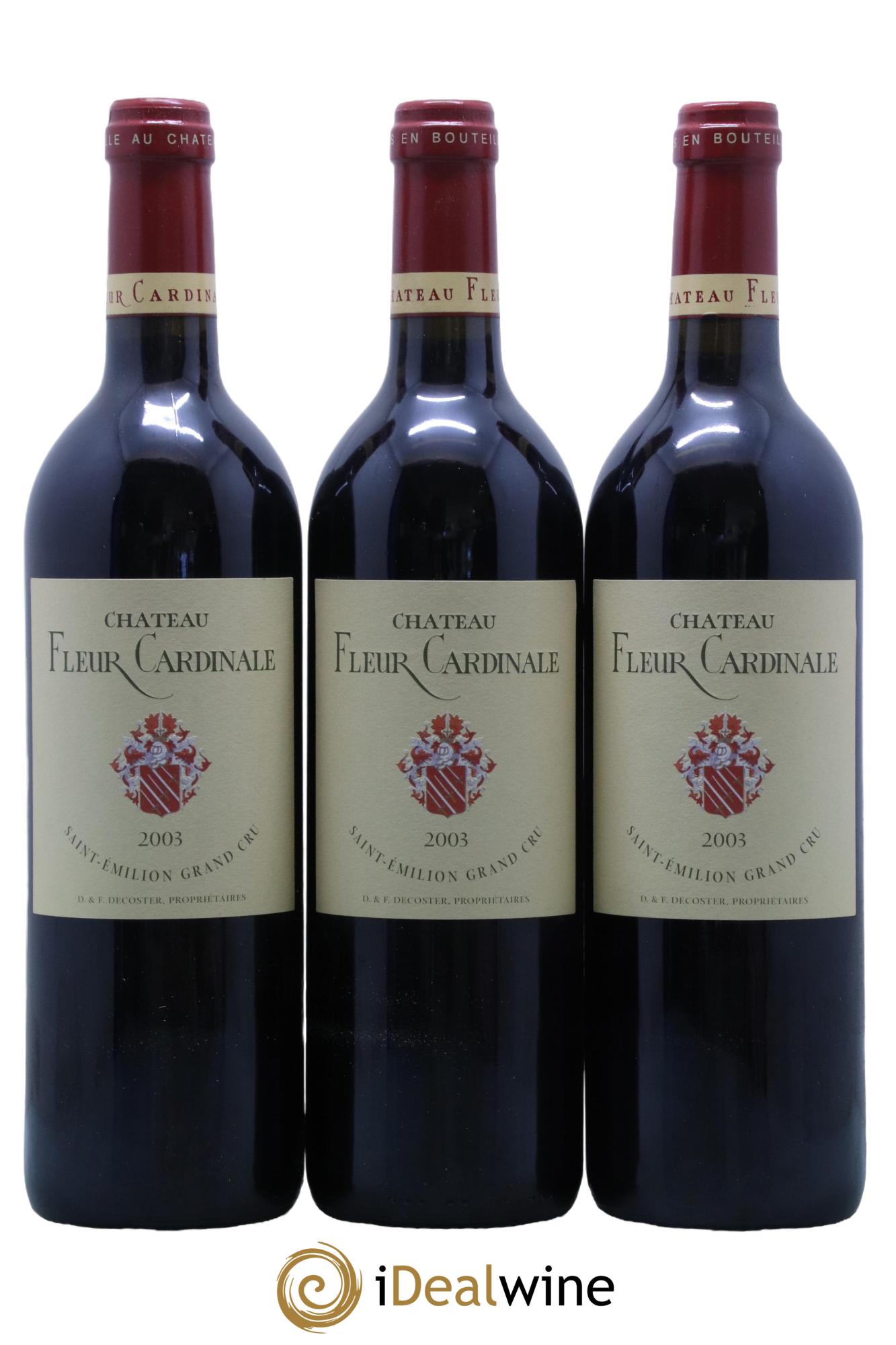 Château Fleur Cardinale Grand Cru Classé  2003 - Lot de 12 bouteilles - 3