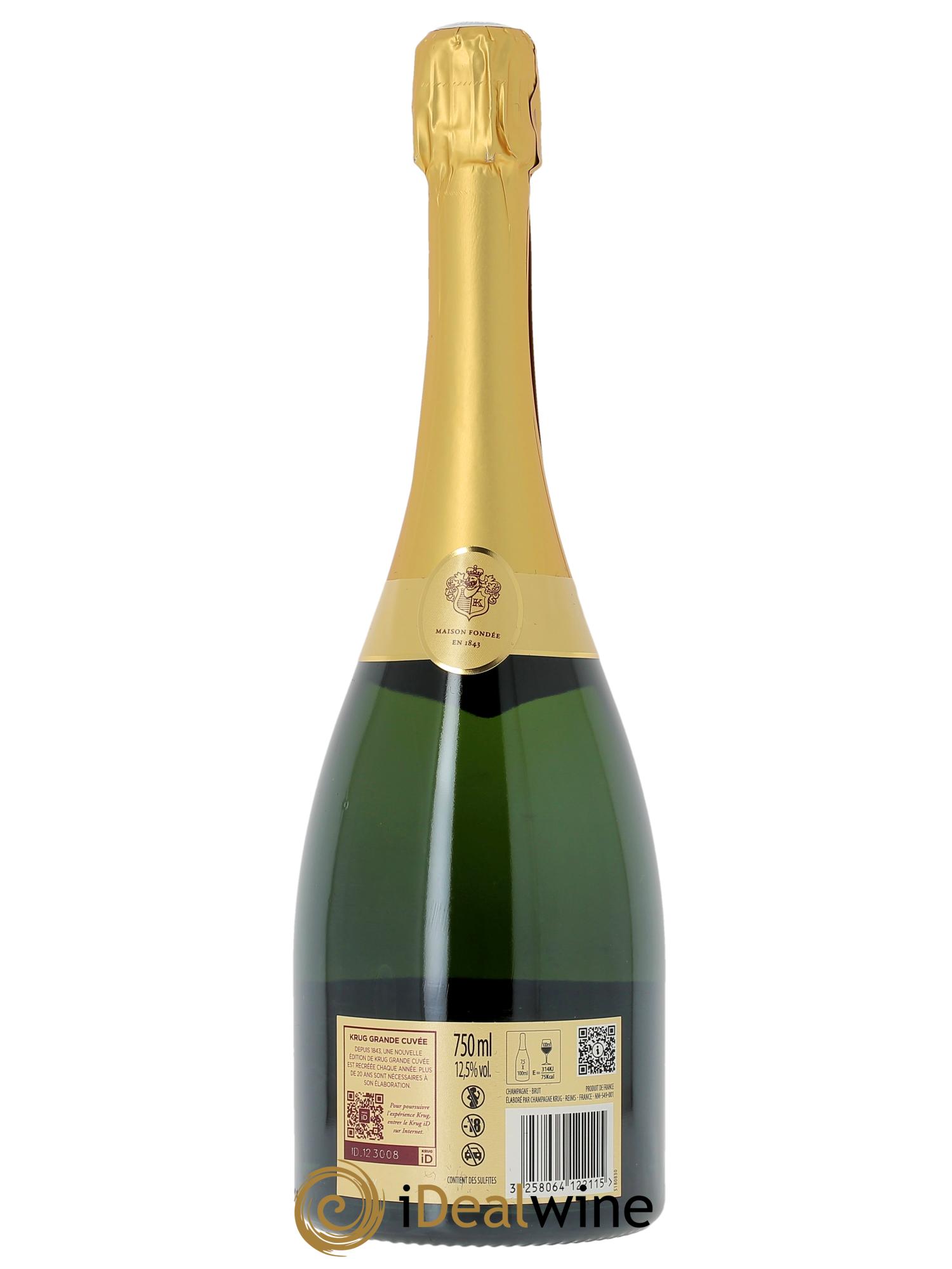 Grande Cuvée Brut - 172ème édition Krug  - Lotto di 1 bottiglia - 2